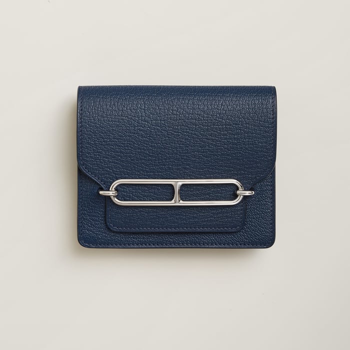 Navy Roulis Slim Wallet