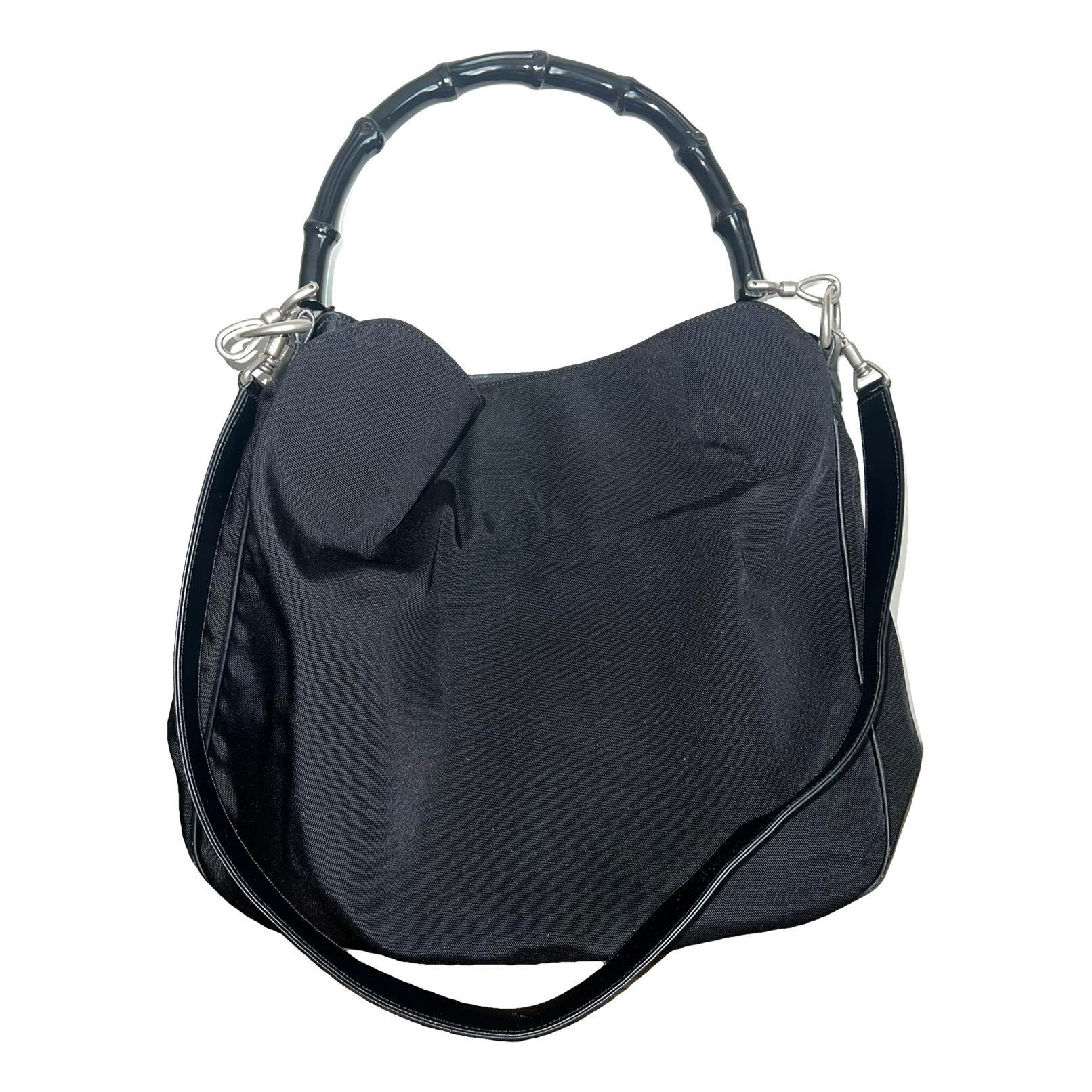 Bamboo Top Handle cloth handbag