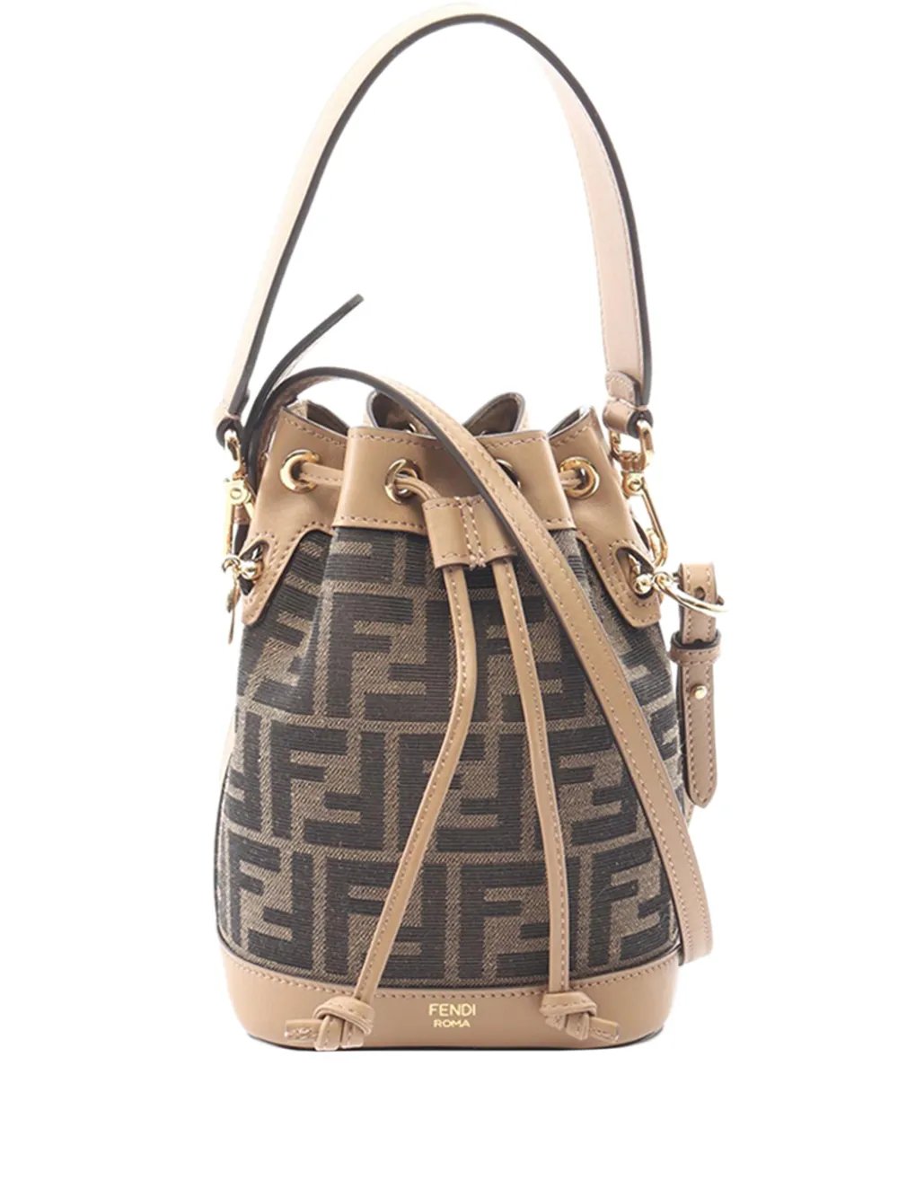 2010-2026 Mini Zucca Canvas Mon Tresor Bucket Bag satchel