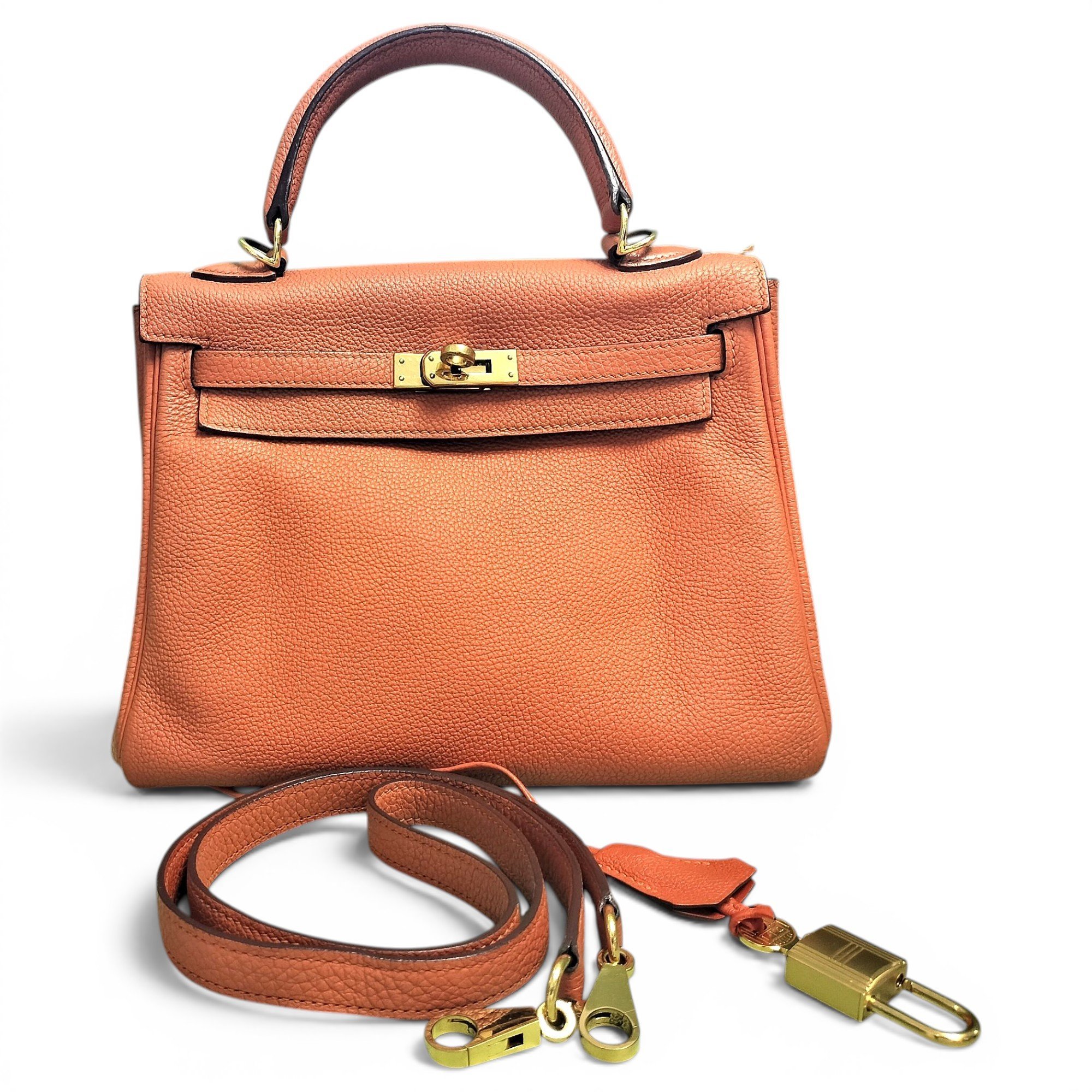Kelly 25 leather handbag