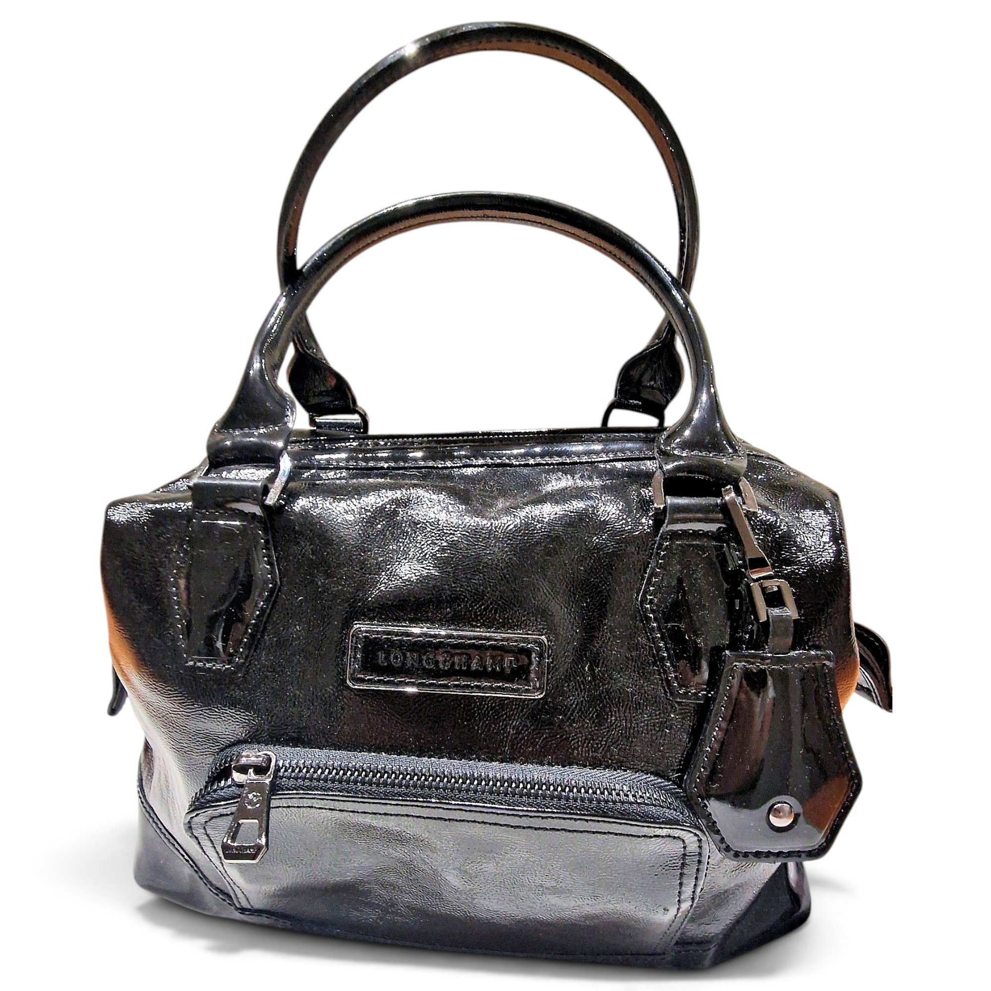 Légende patent leather bowling bag