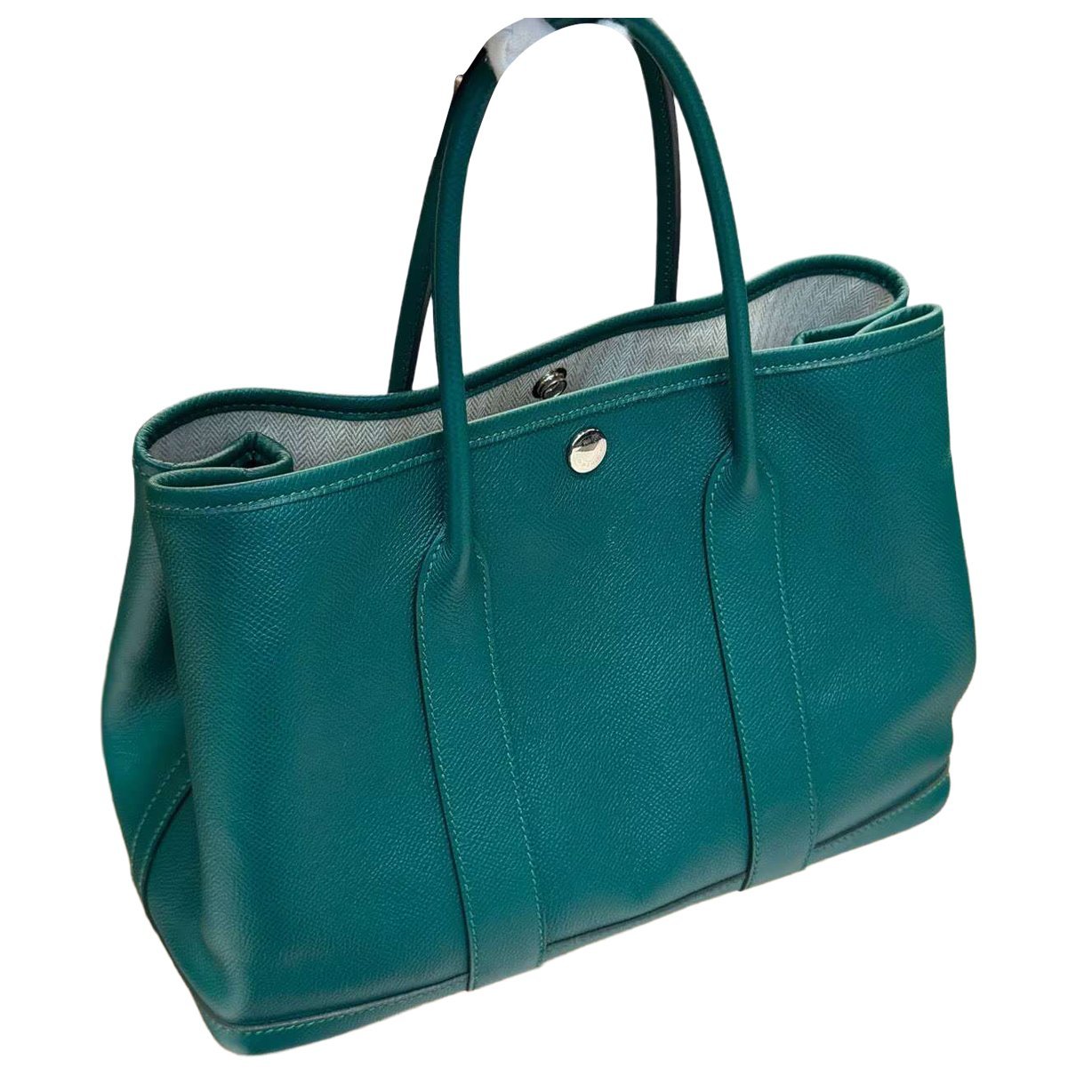 Garden Party leather handbag