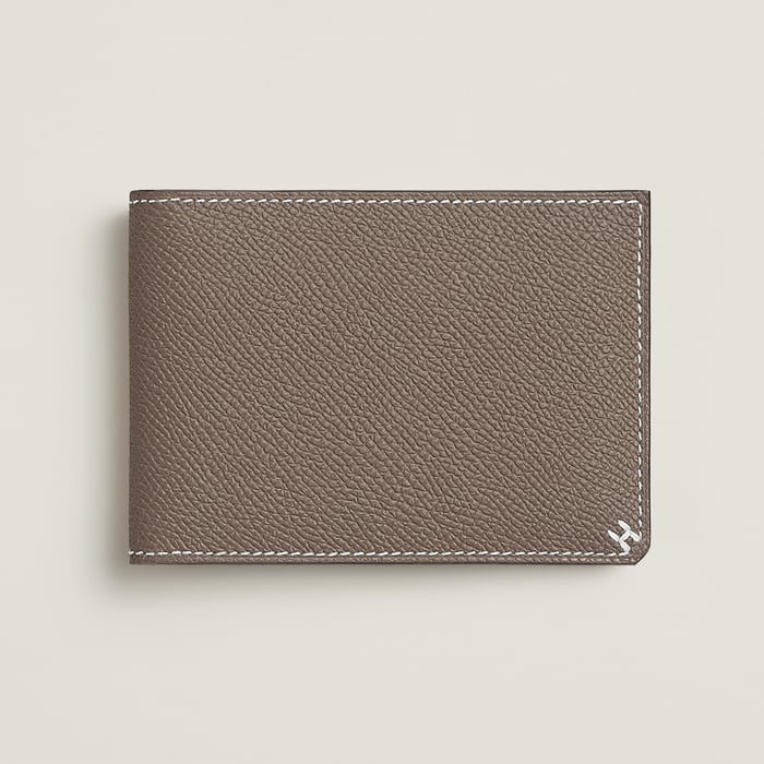 Étoupe H Sellier Card Holder