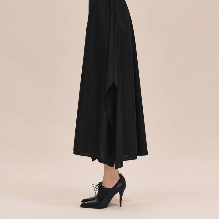 Noir "Mosaique" Prairie Dress
