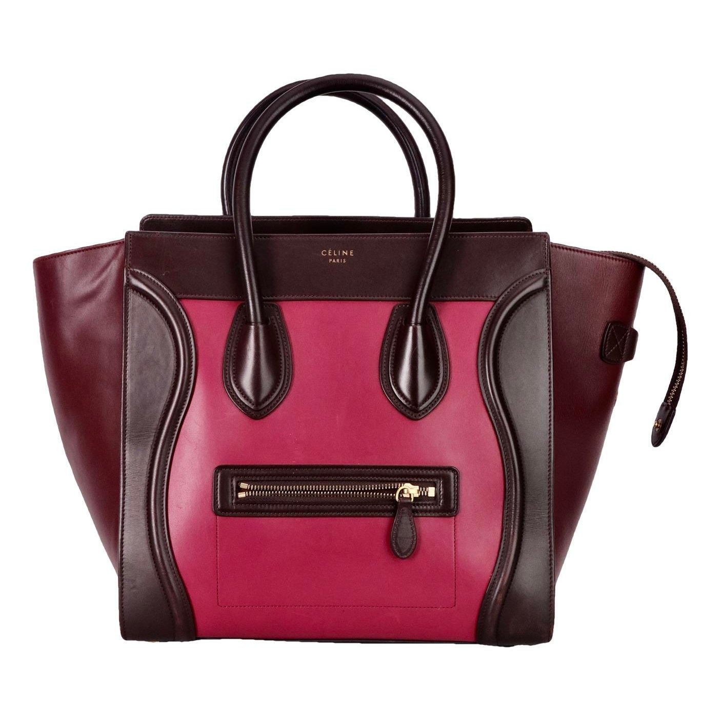 Luggage leather handbag