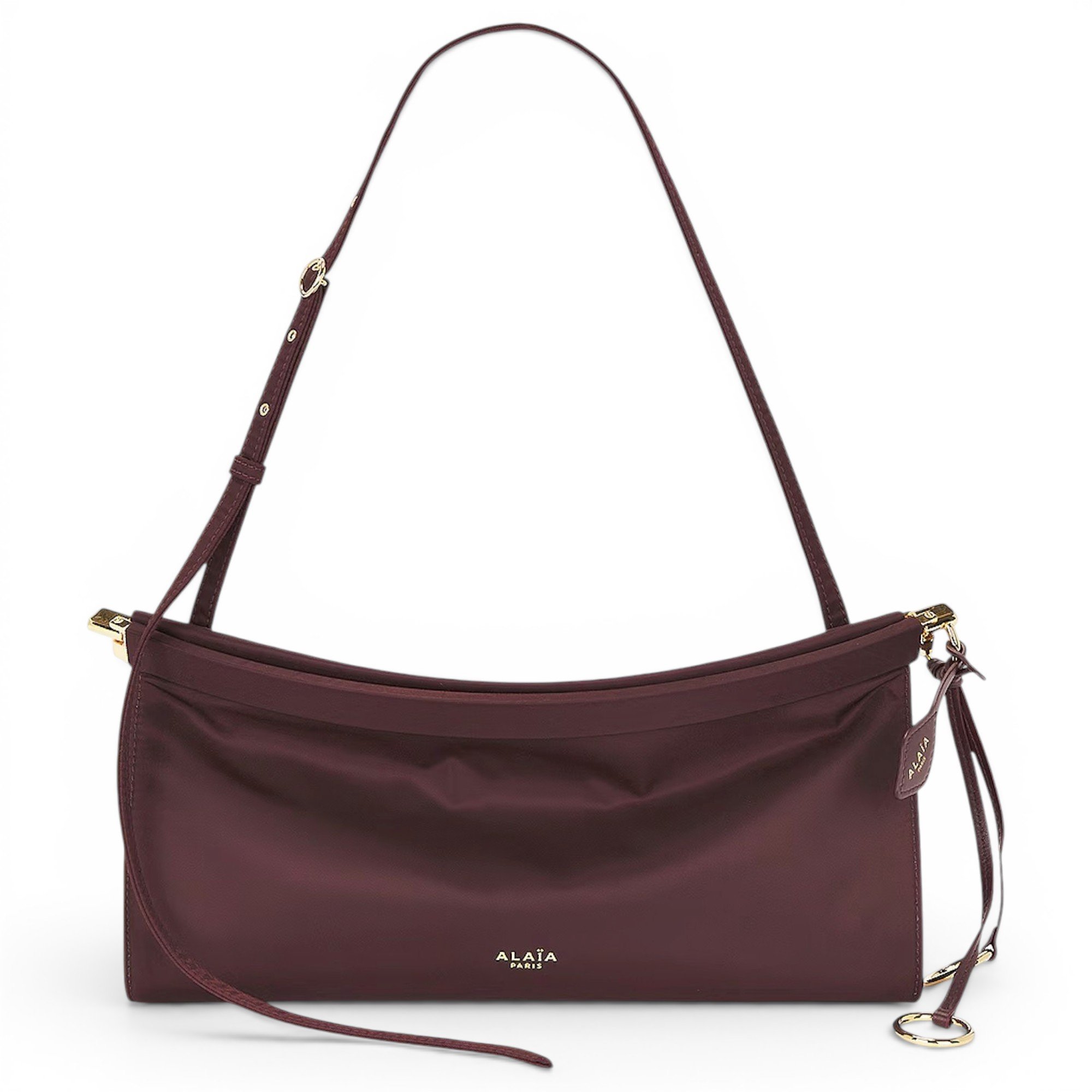 Alaia Le Click East West vinyl handbag