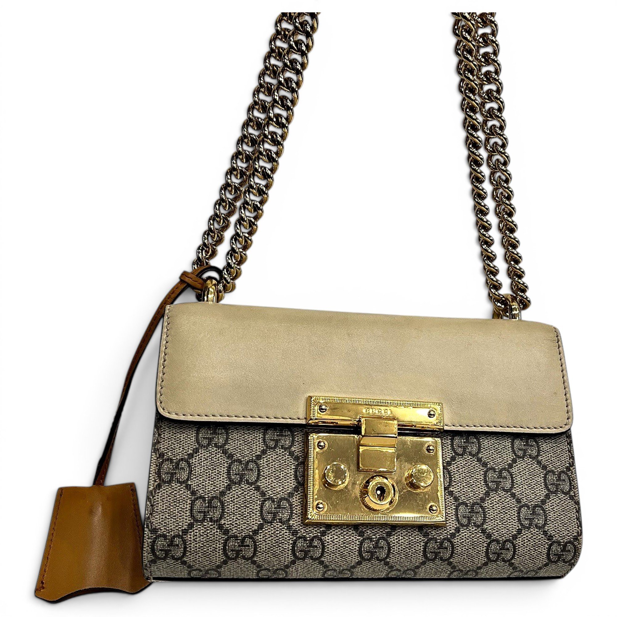 Padlock cloth handbag