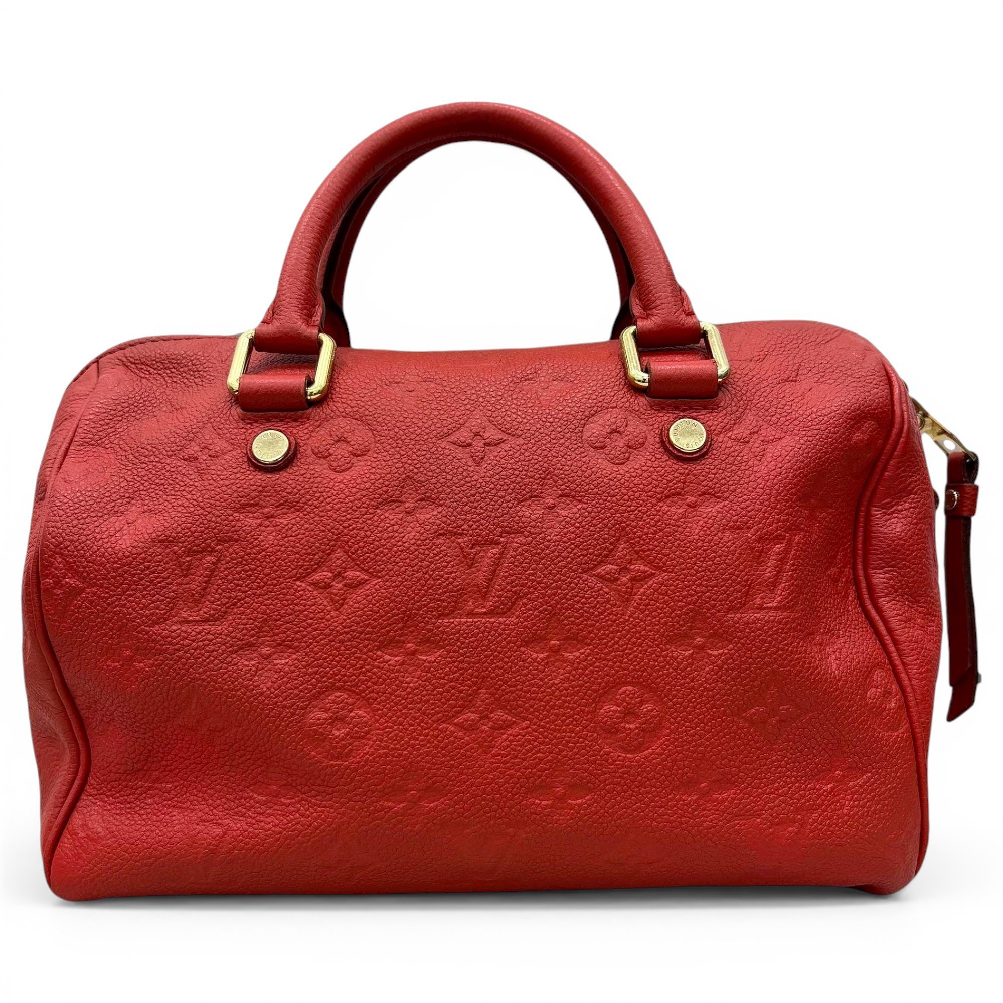 Speedy leather handbag