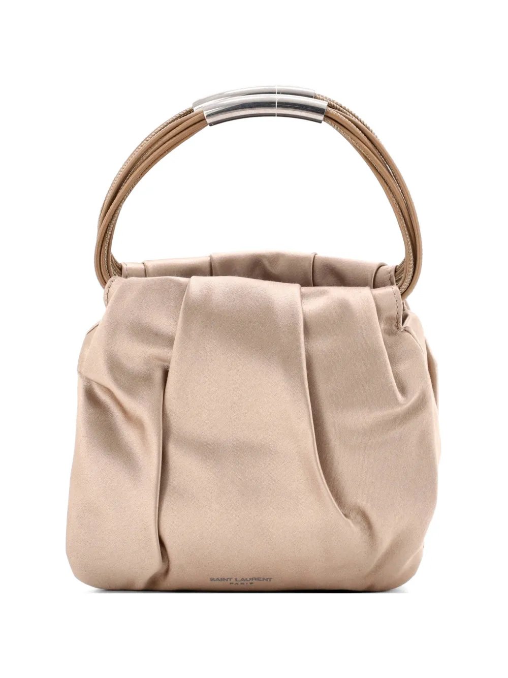 Pochon Top Handle Bag Satin Mini satchel
