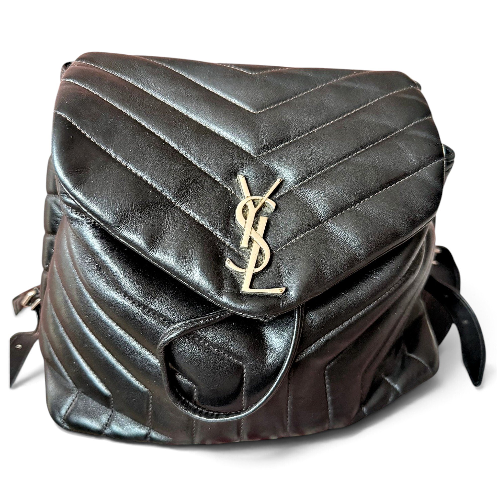 Loulou leather backpack
