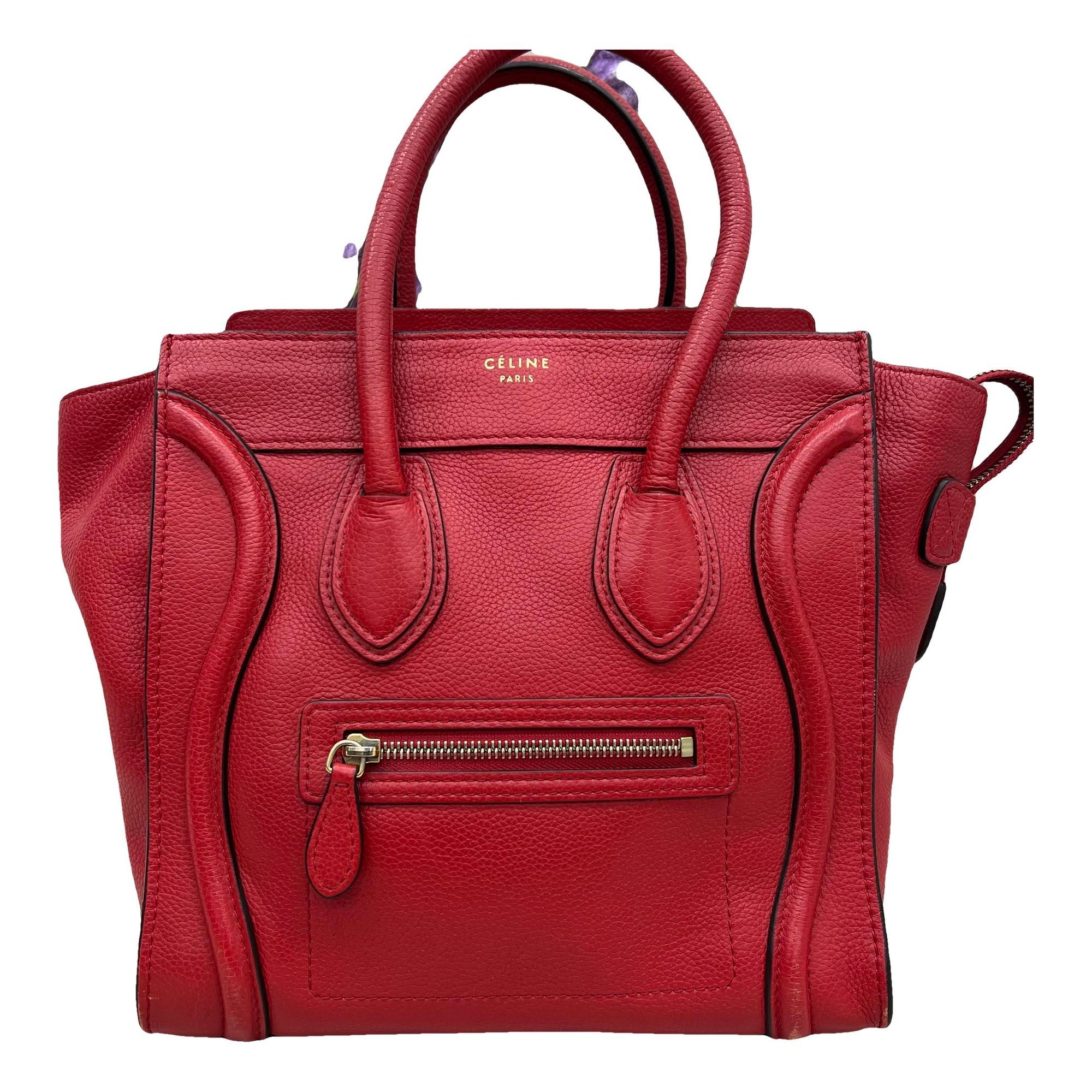 Luggage leather handbag