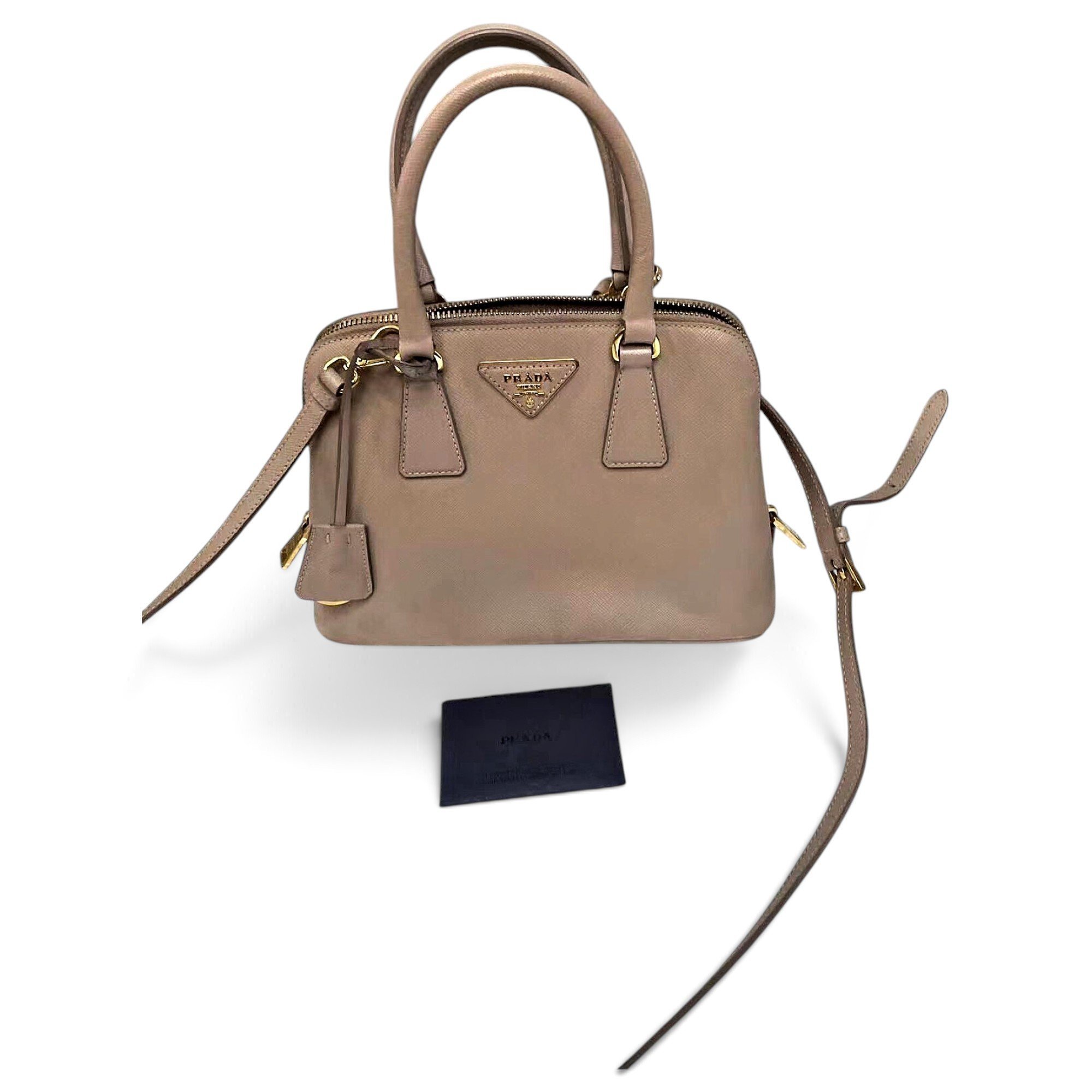 Promenade leather handbag
