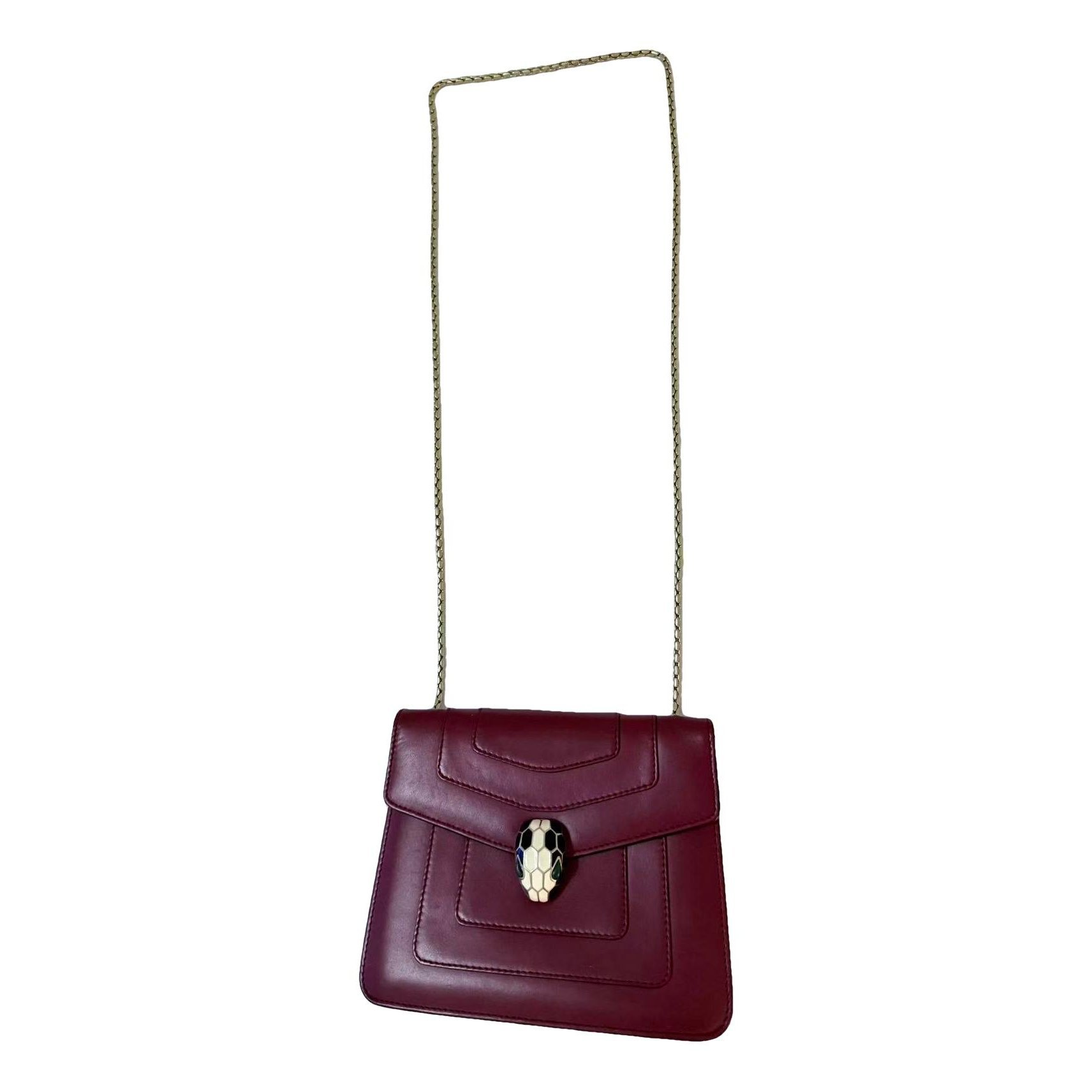 Serpenti pony-style calfskin clutch bag