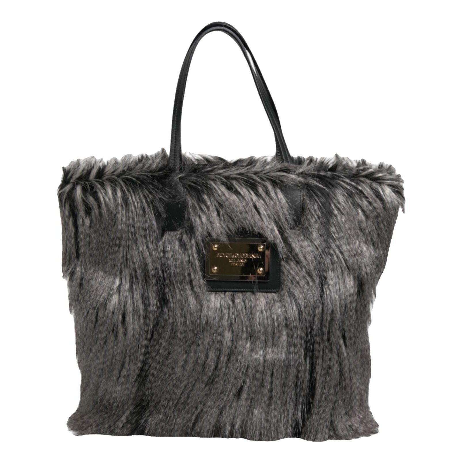 Dolce & Gabbana Faux fur tote