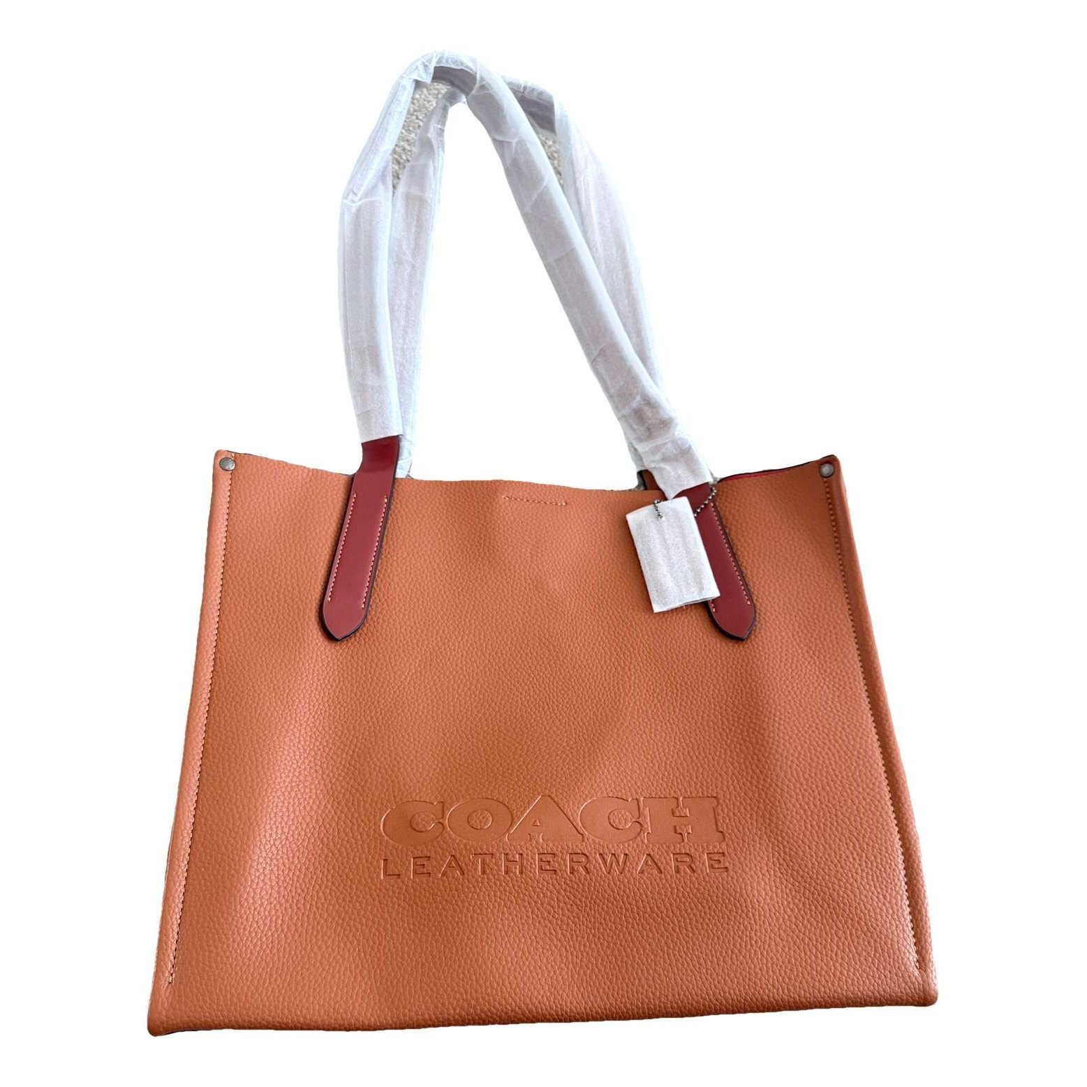 Leather tote