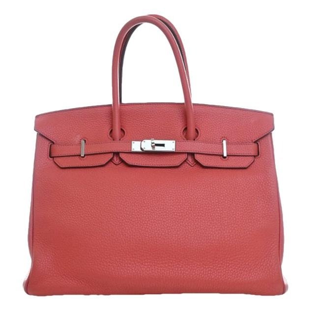 Leather tote
