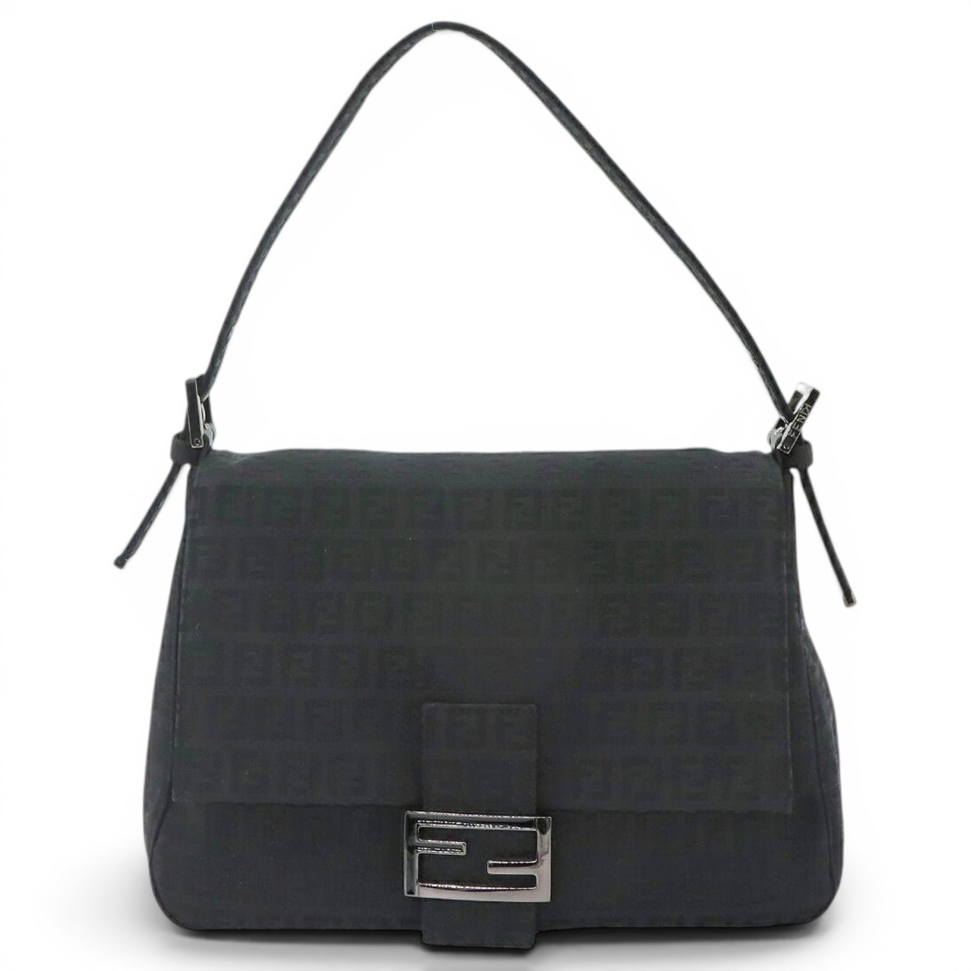 Pocket leather handbag