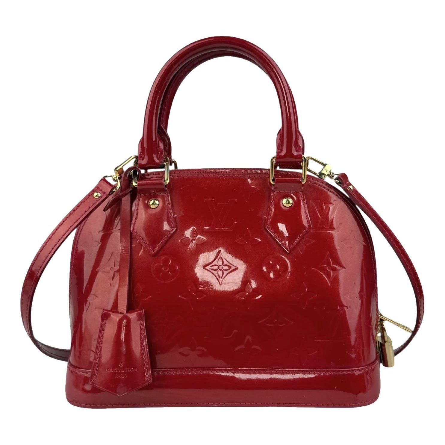 Alma BB patent leather crossbody bag