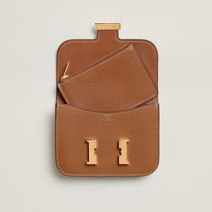 Gold Constance Slim Wallet