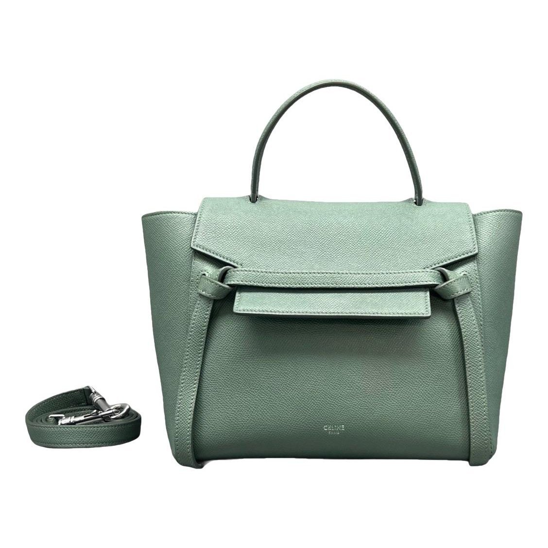 Belt leather handbag