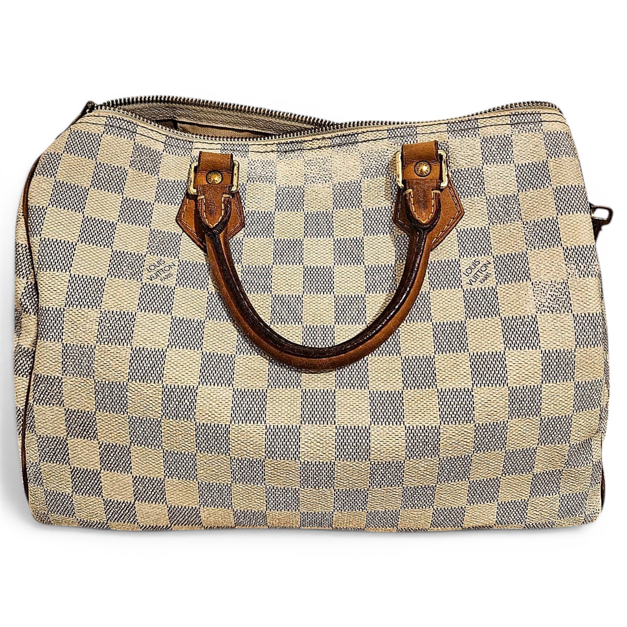 Speedy leather handbag