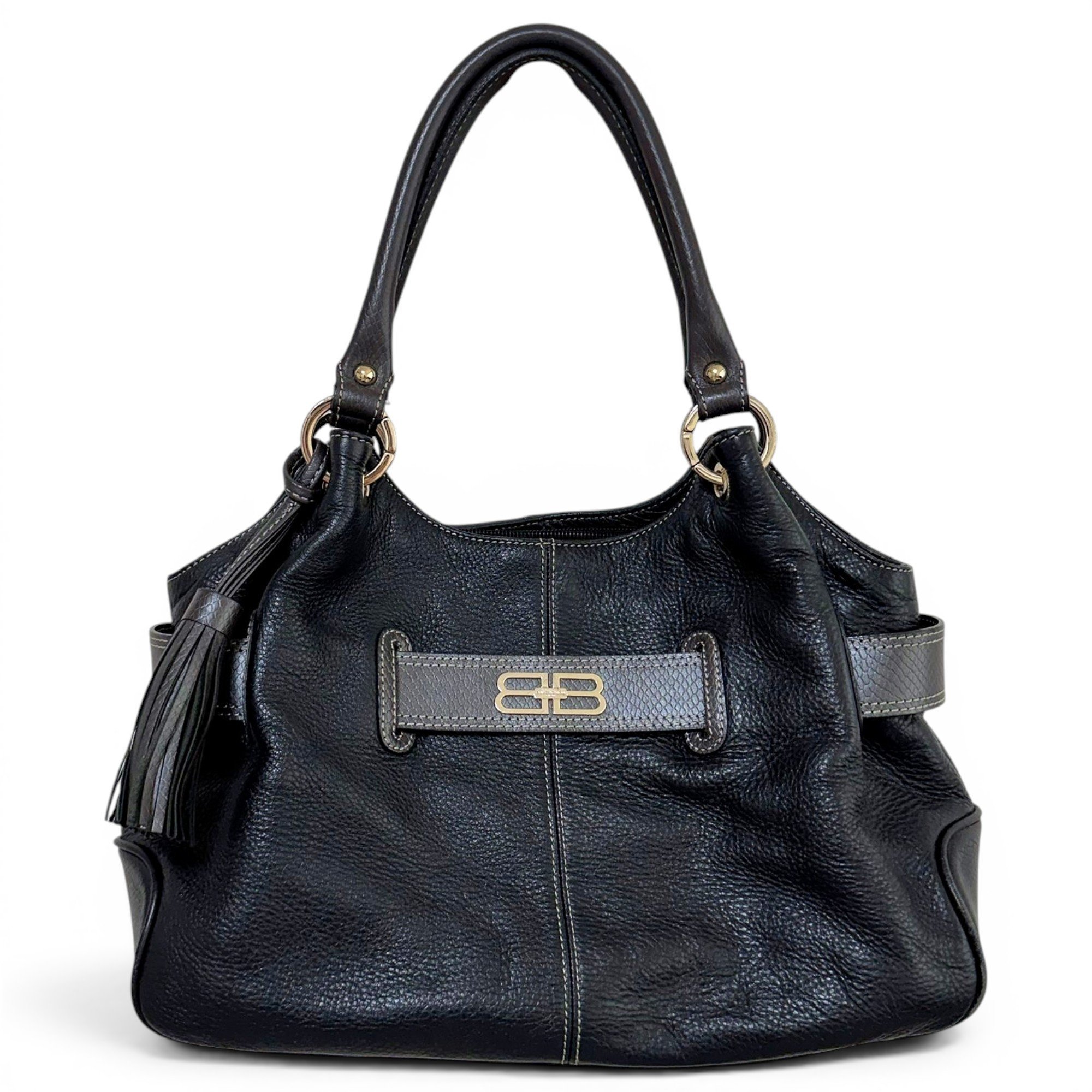 Leather handbag