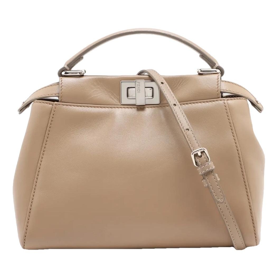 Peekaboo leather handbag