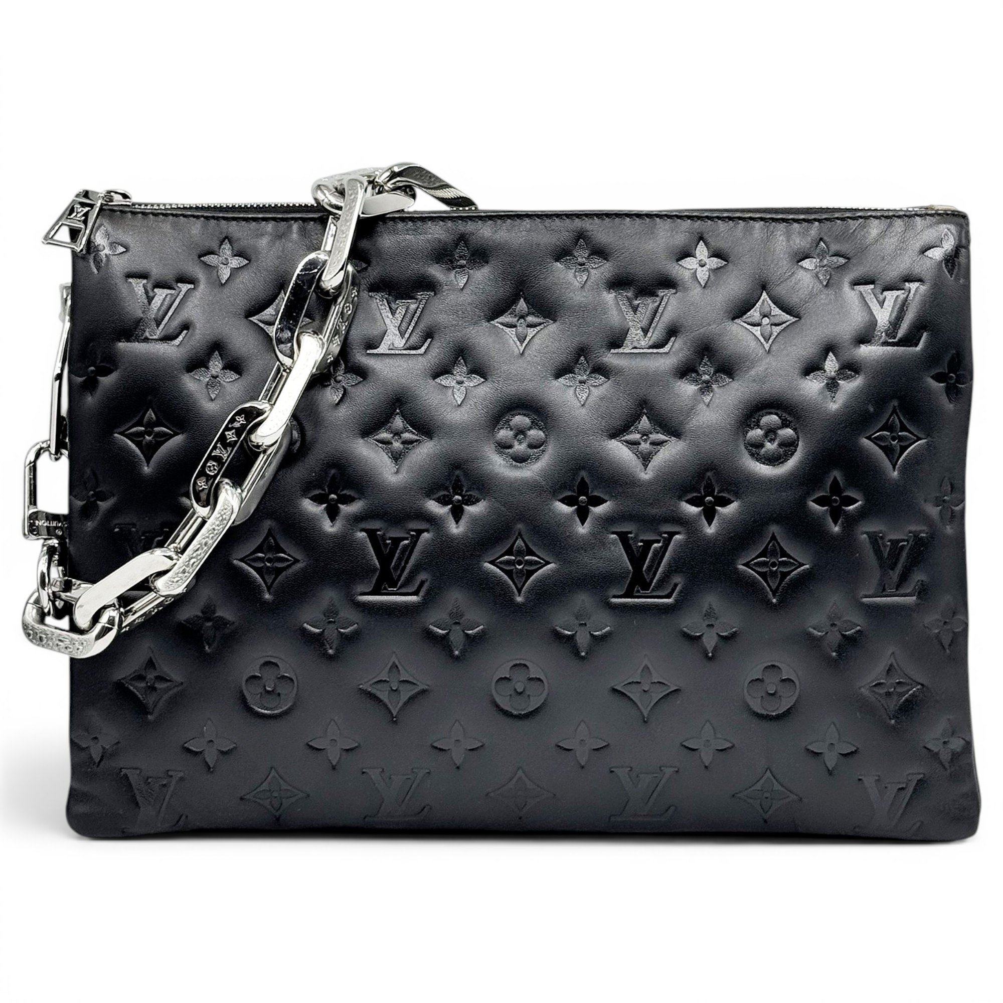 Coussin leather handbag