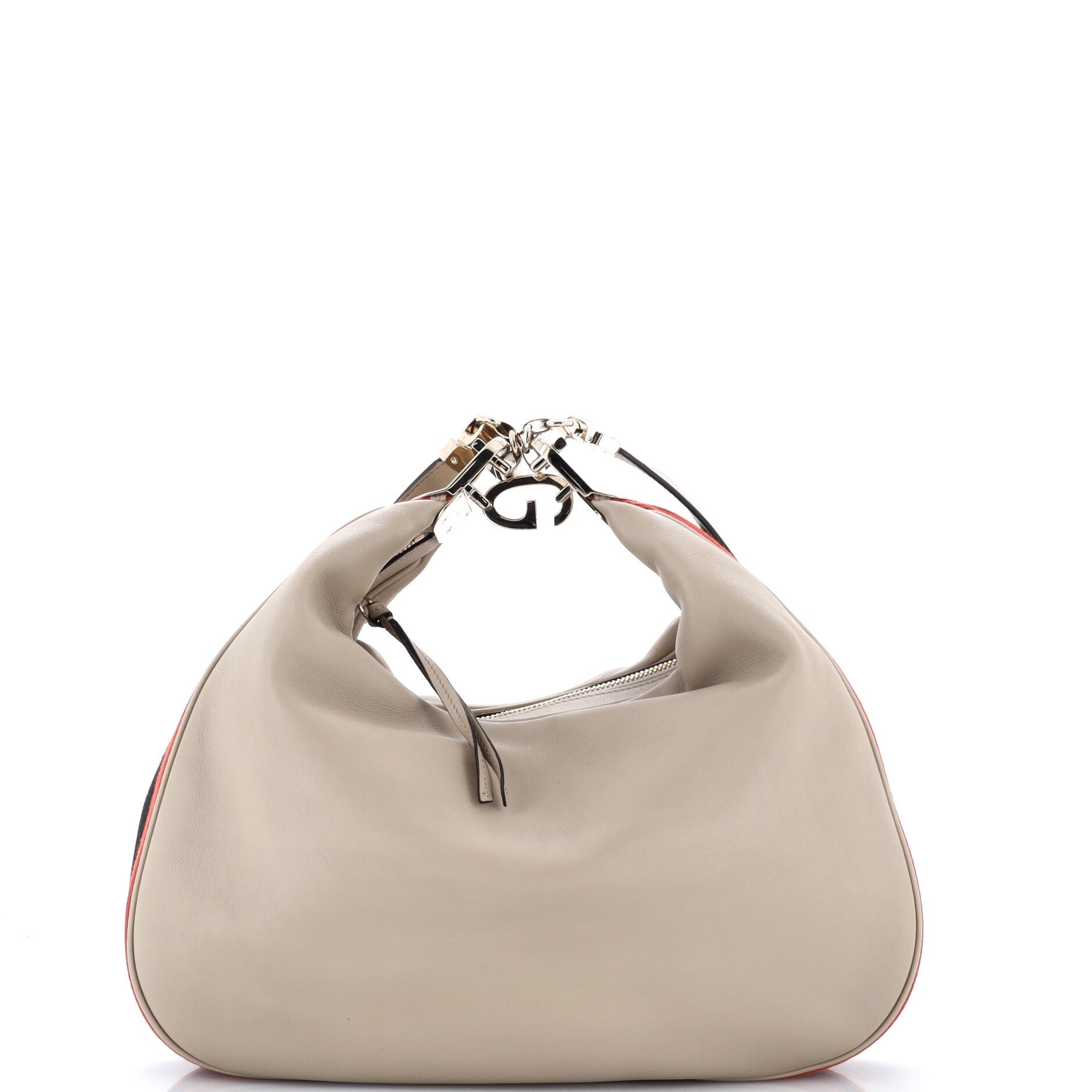 Attache Shoulder Bag Leather Large