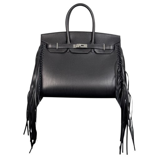 Birkin 35 leather handbag