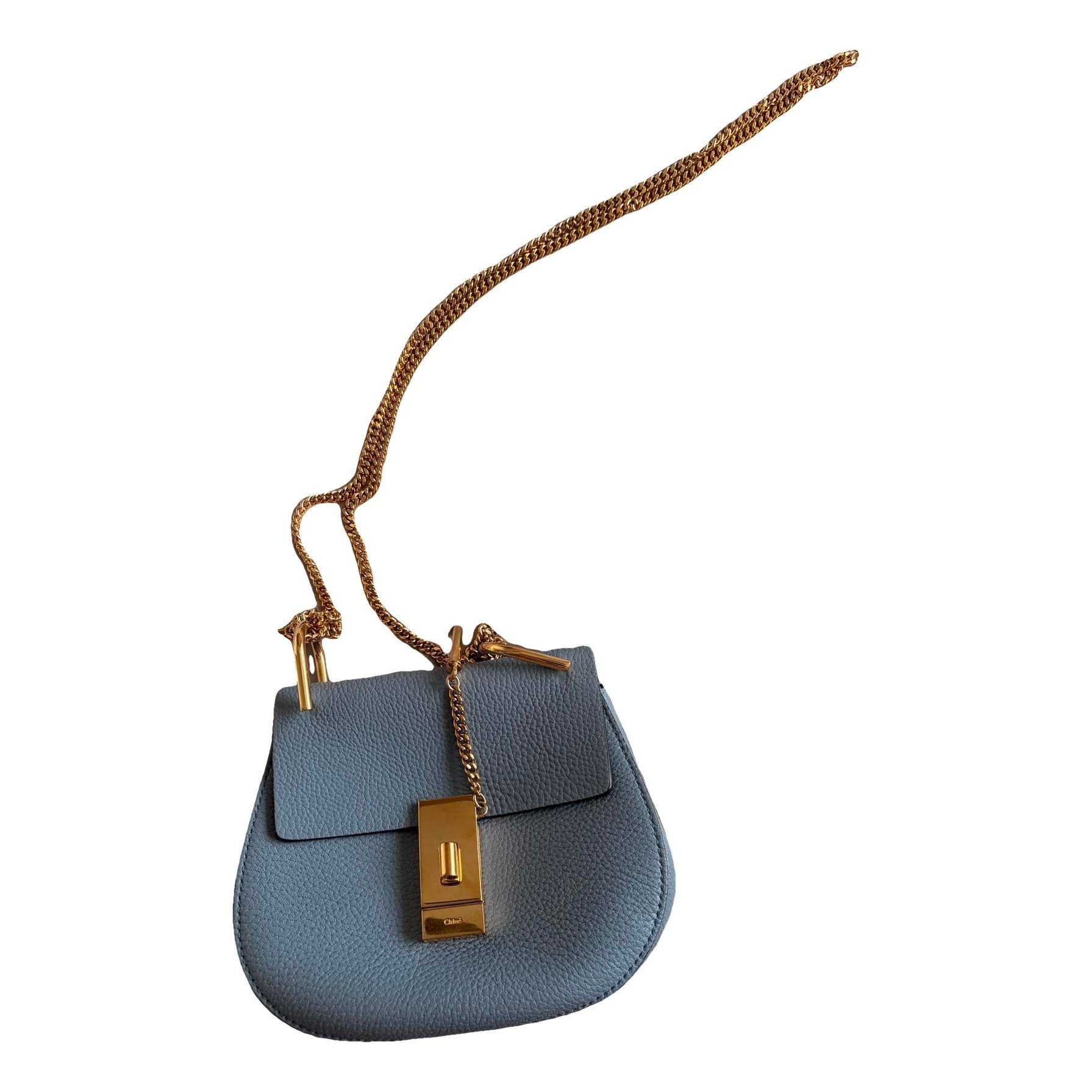 Drew leather handbag