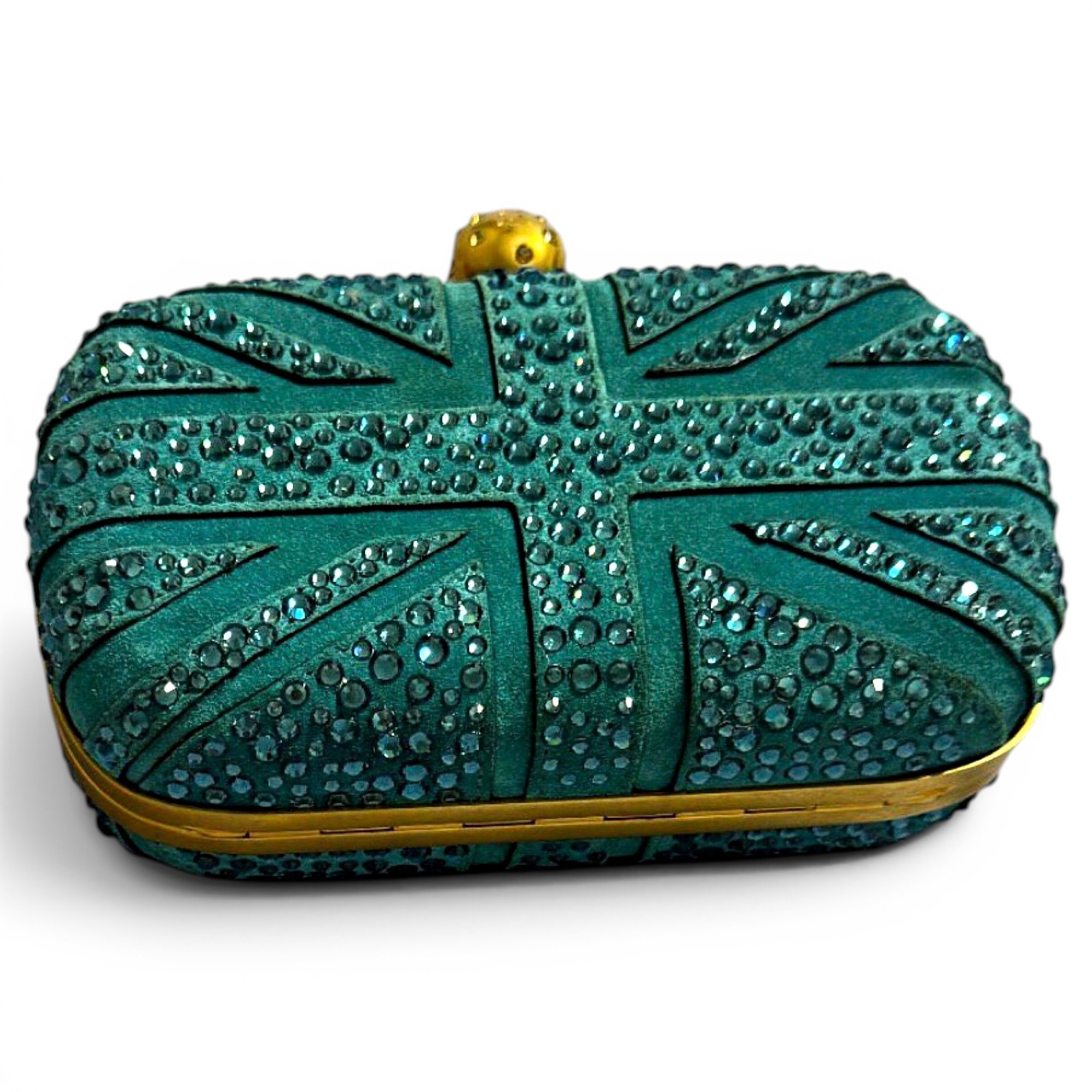 Skull clutch bag