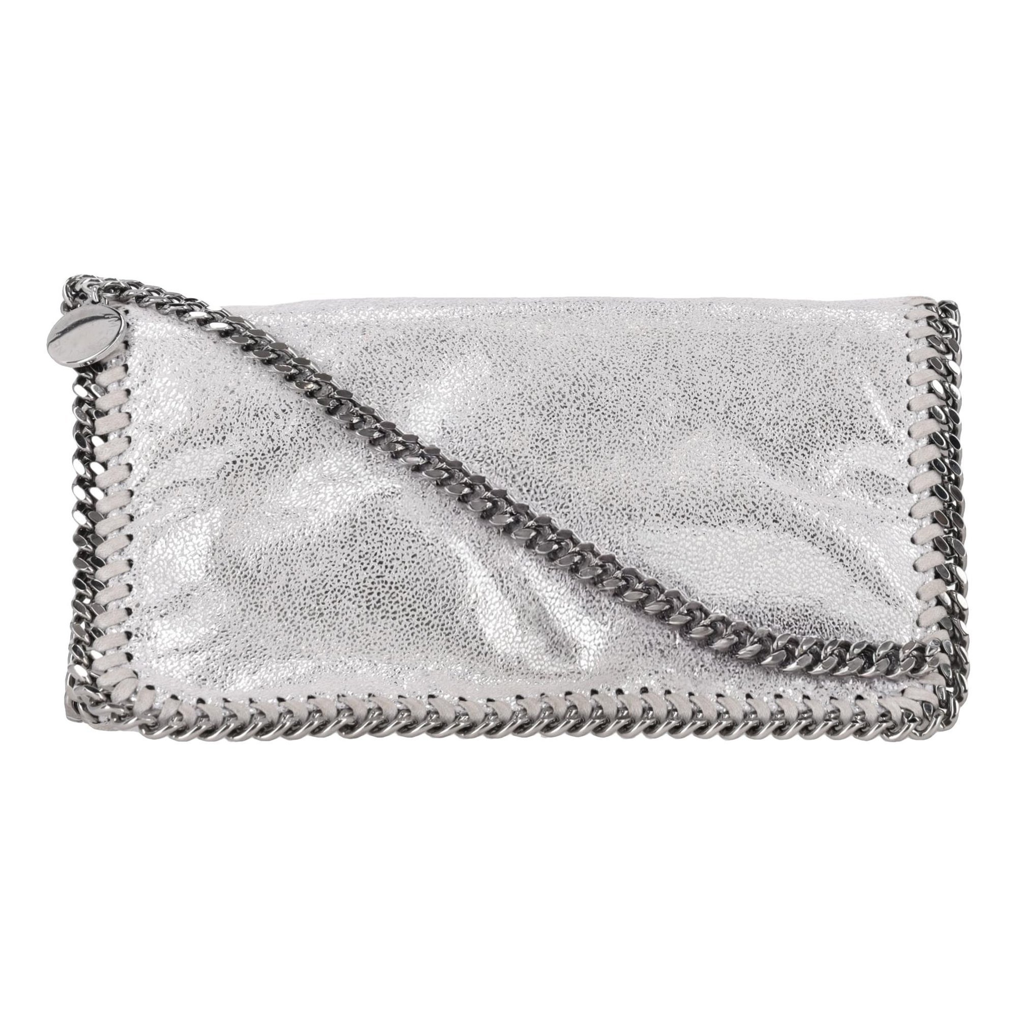 Falabella vegan leather clutch bag