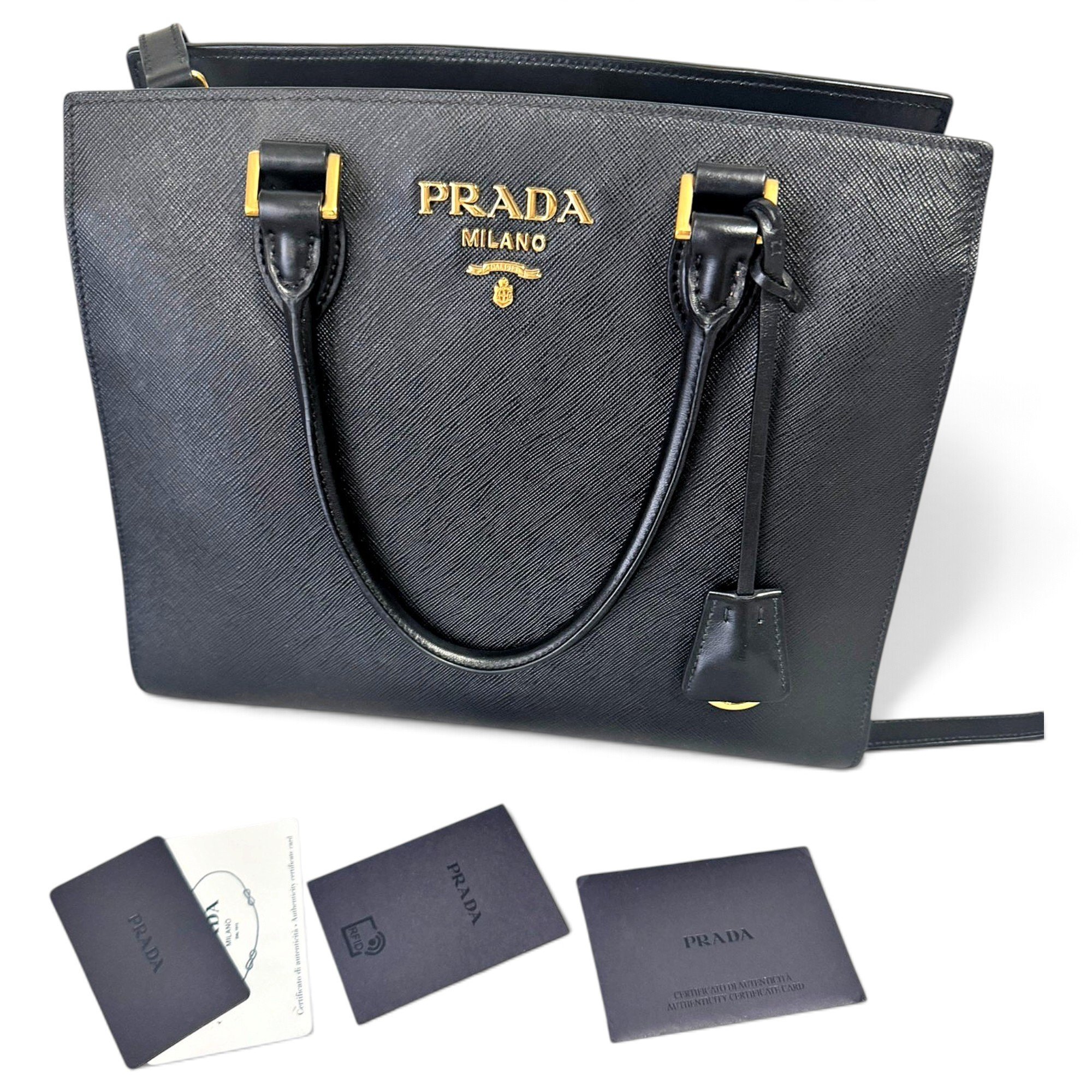 Galleria leather handbag