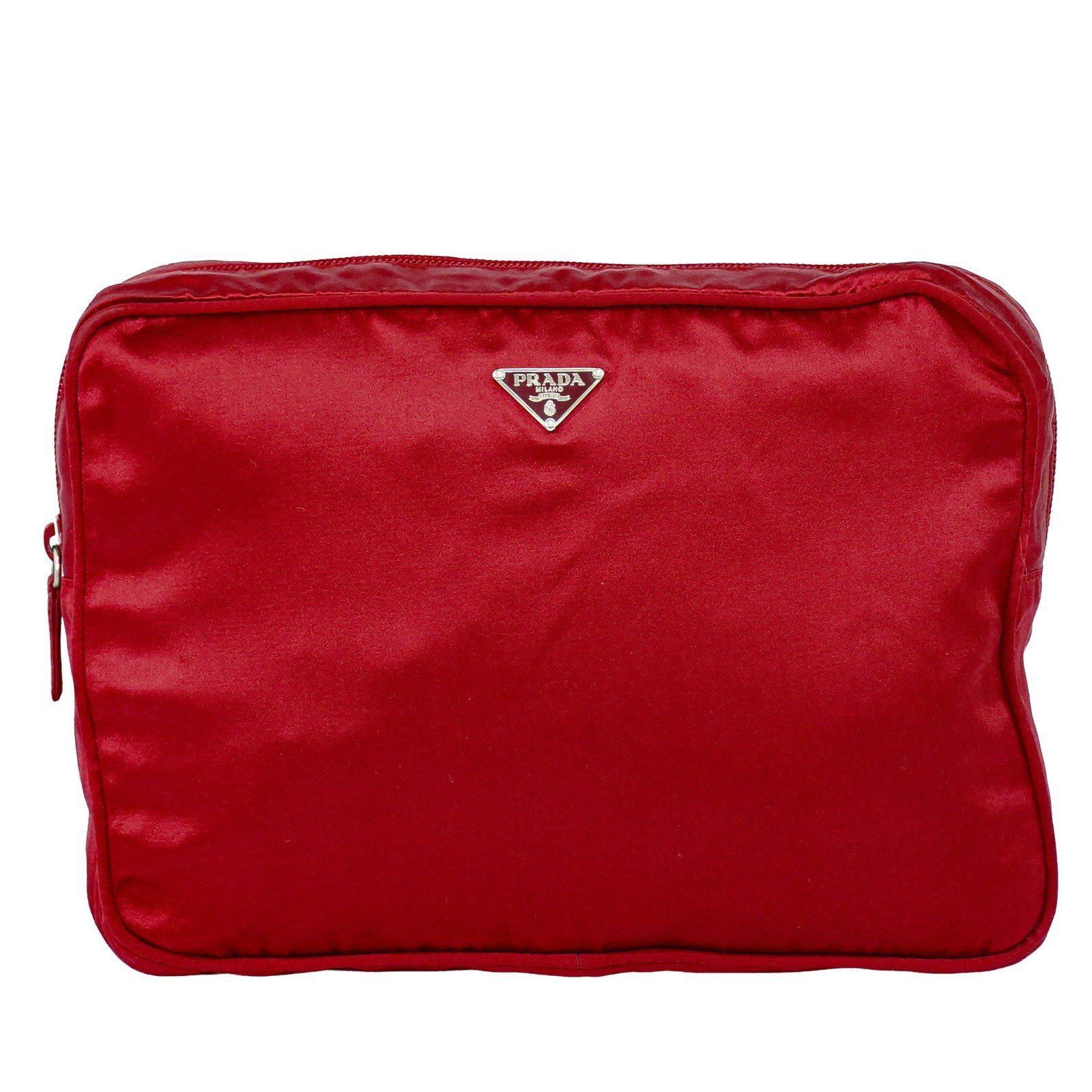Silk clutch bag