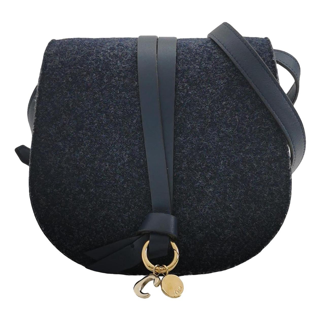 Alphabet wool handbag