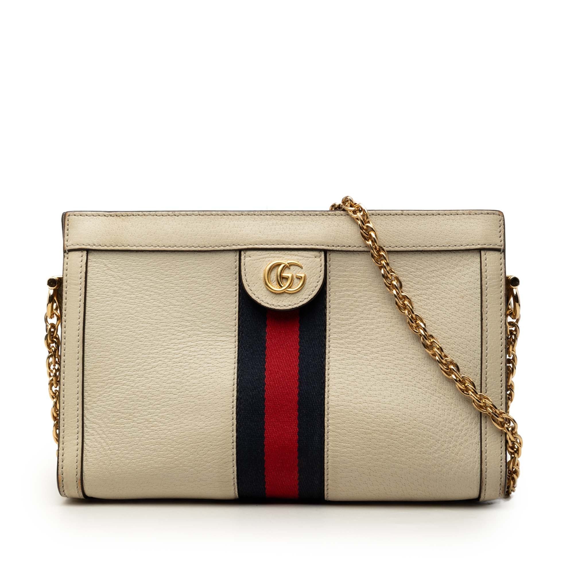 Ophidia leather crossbody bag