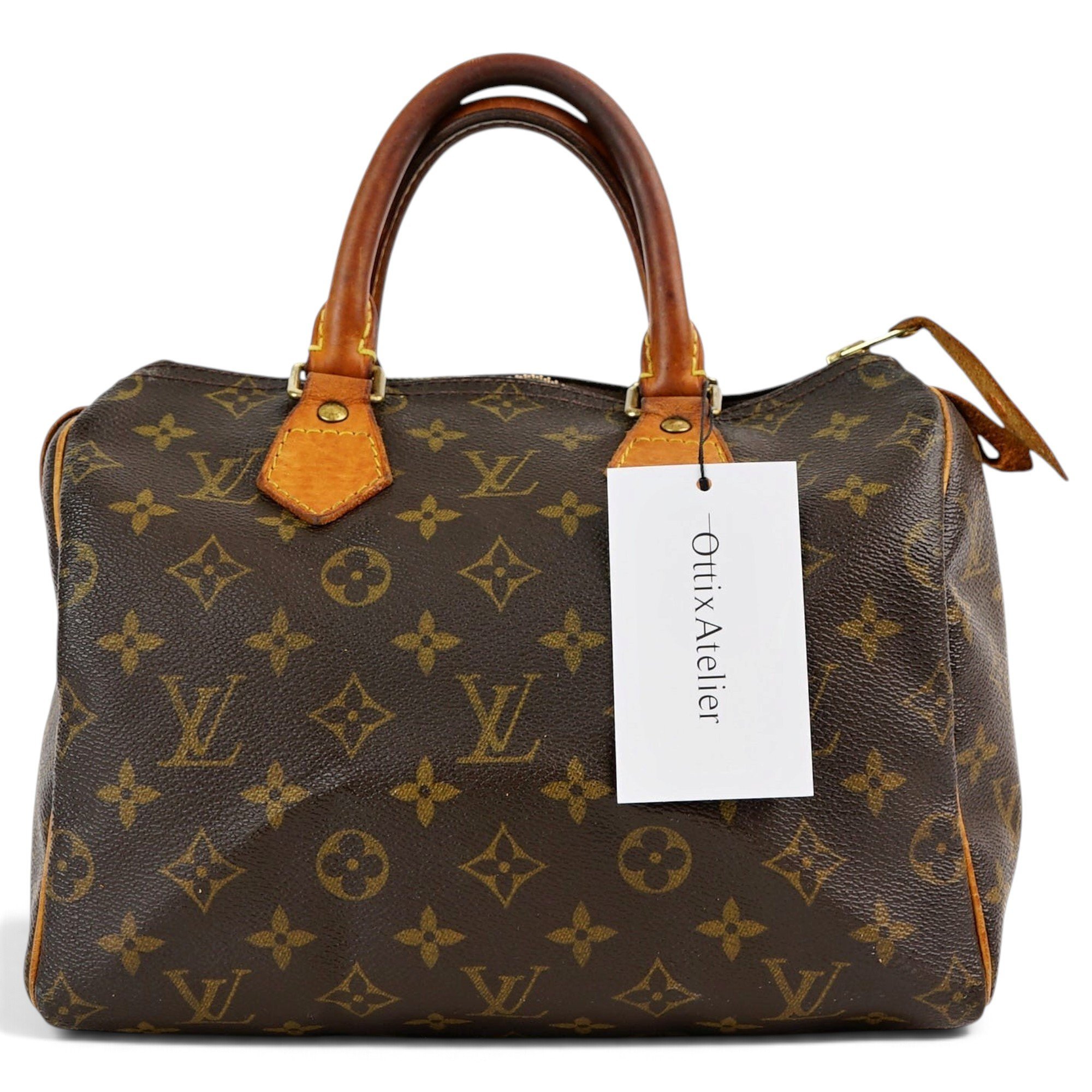 Speedy leather handbag