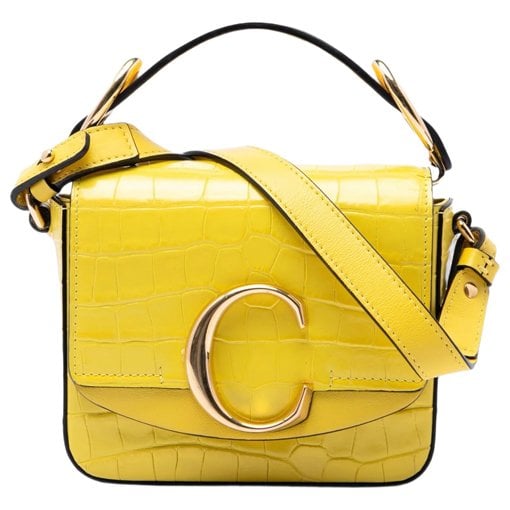 C leather satchel