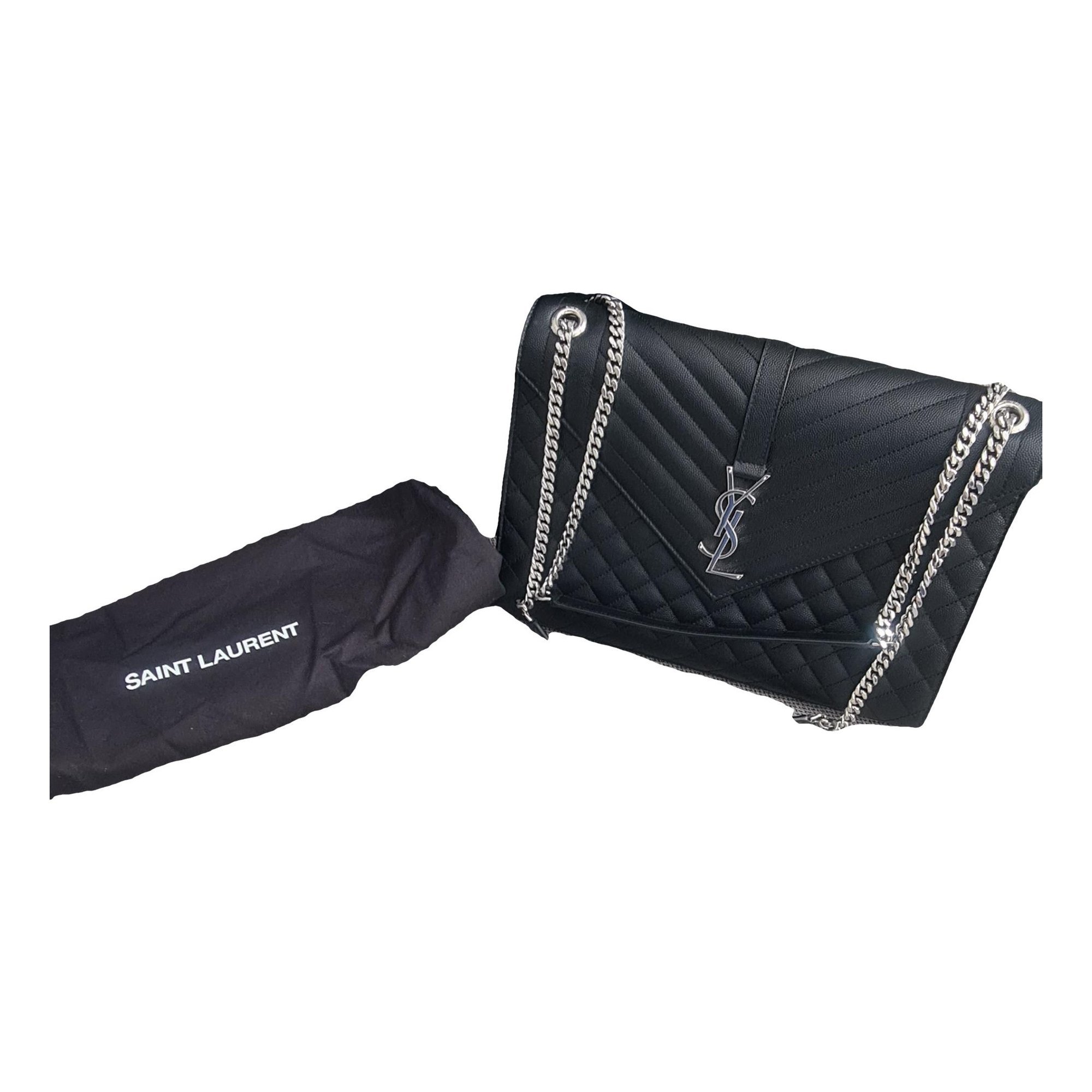 Satchel Monogramme leather crossbody bag