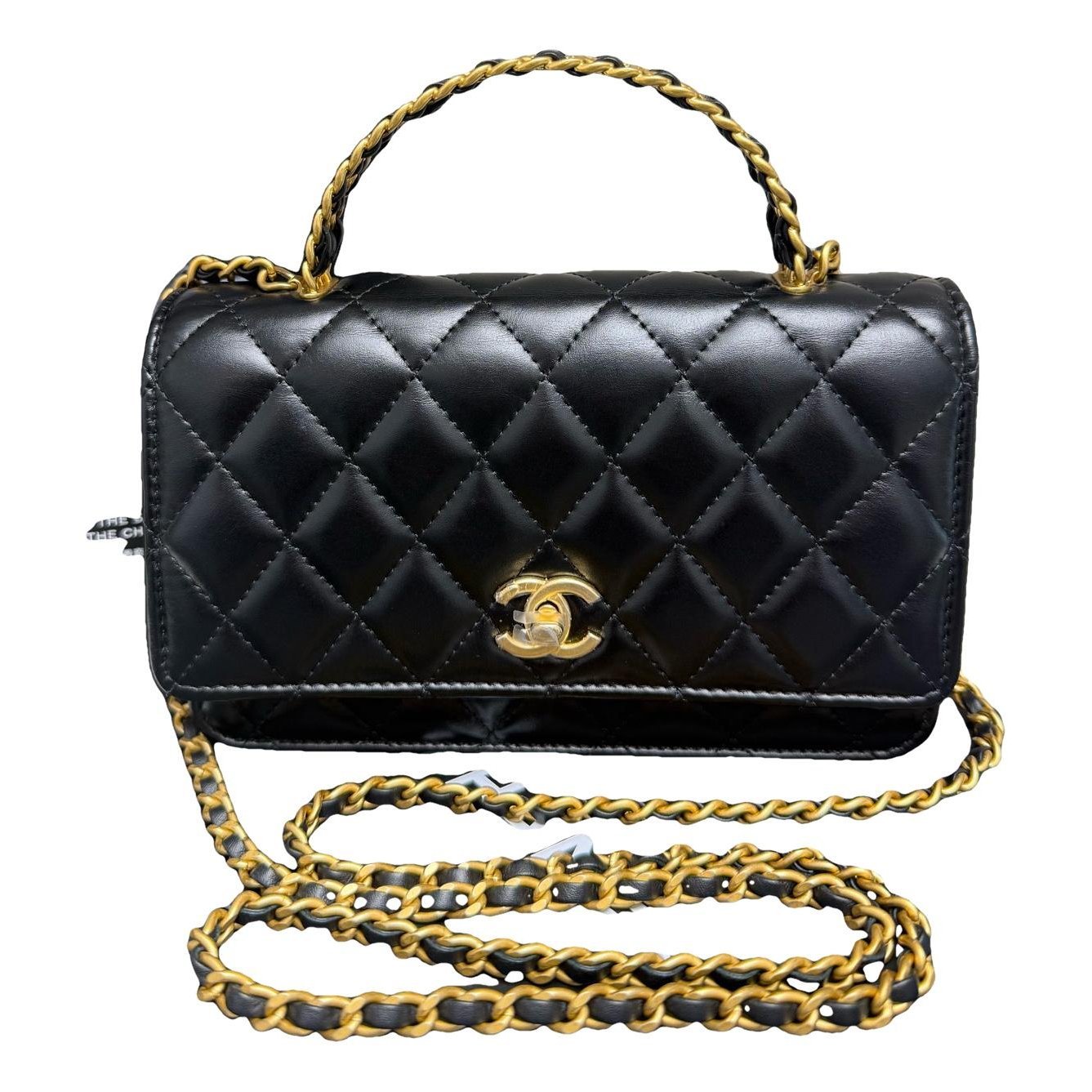 Wallet On Chain Timeless/Classique leather crossbody bag