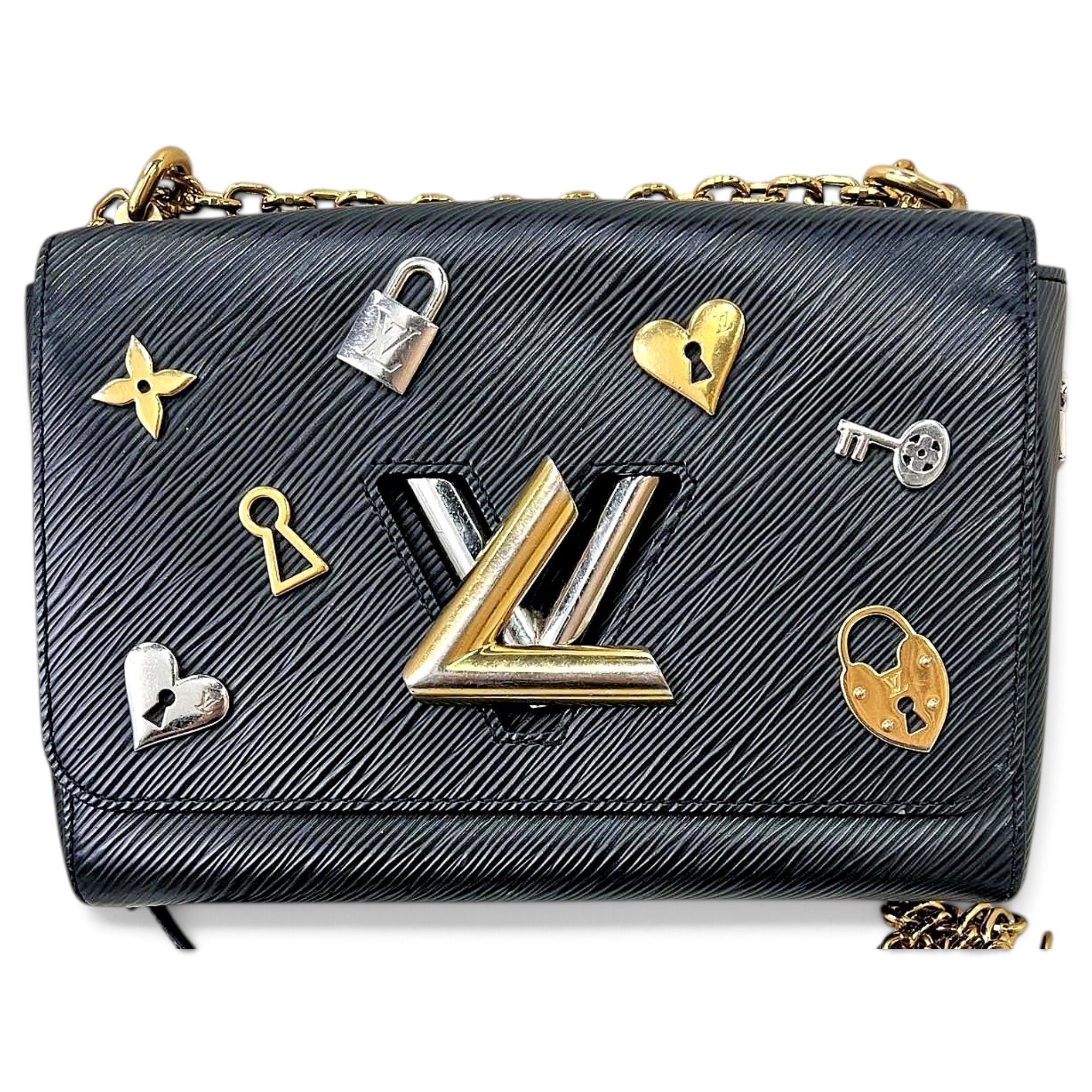 Twist leather handbag