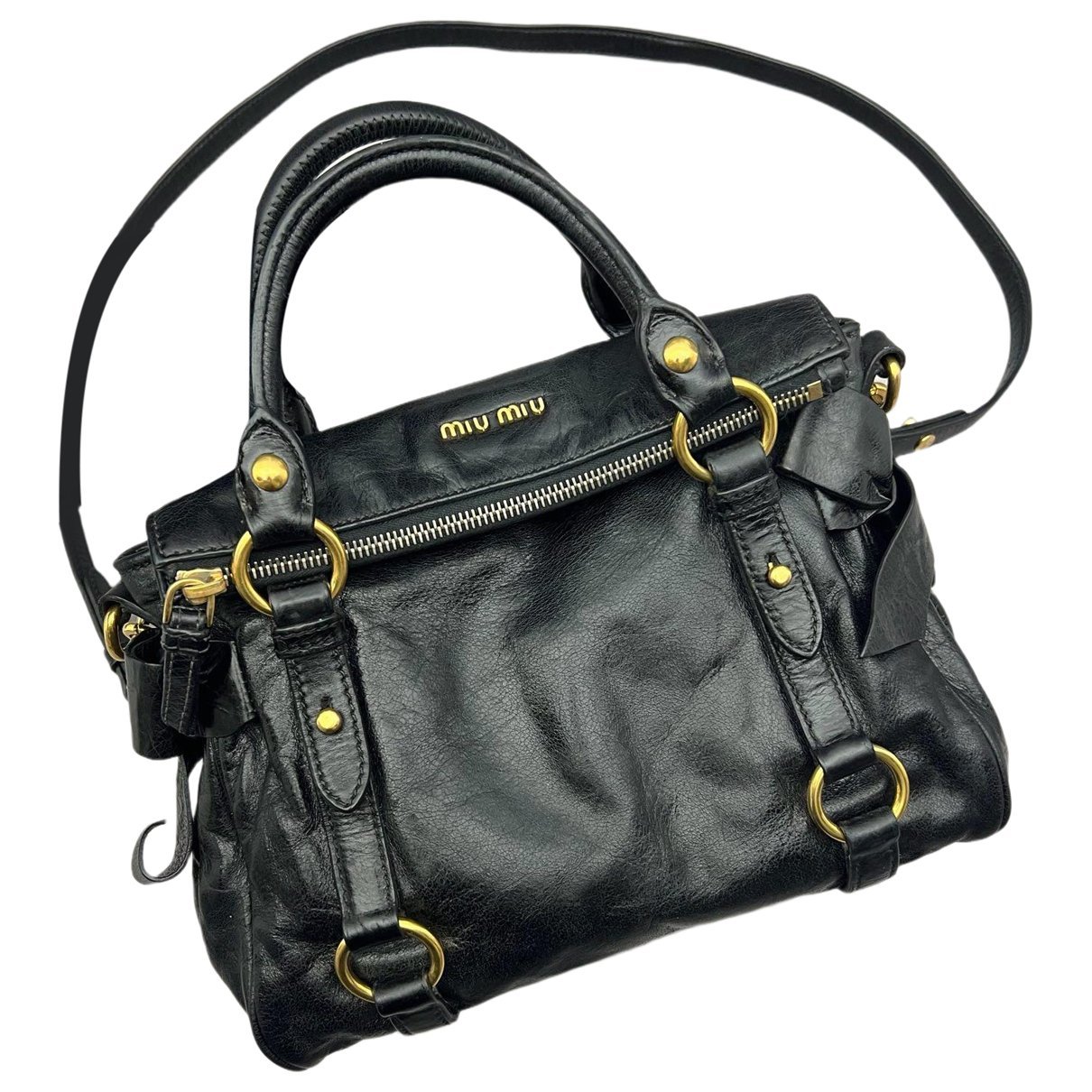 Leather handbag