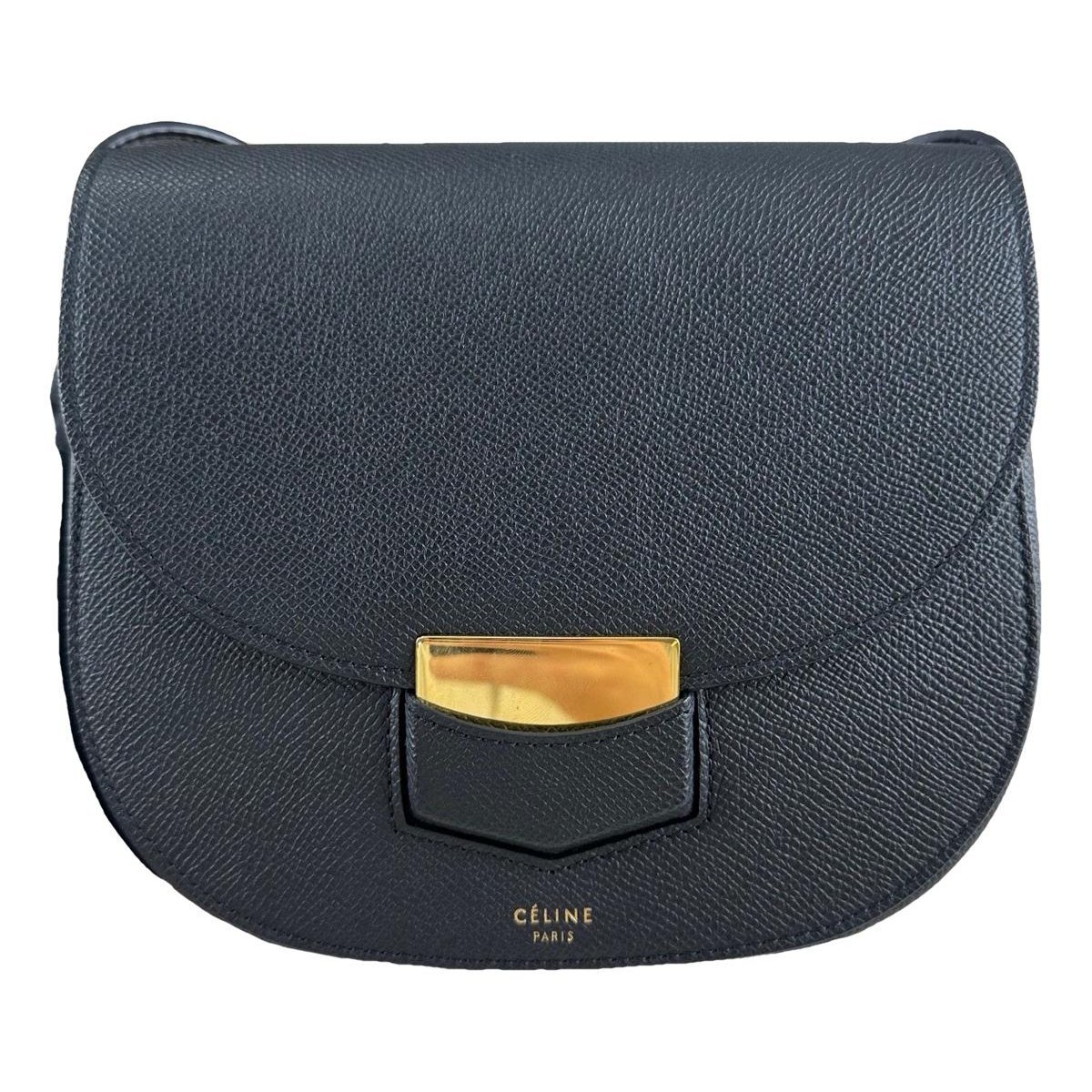 Trotteur leather handbag