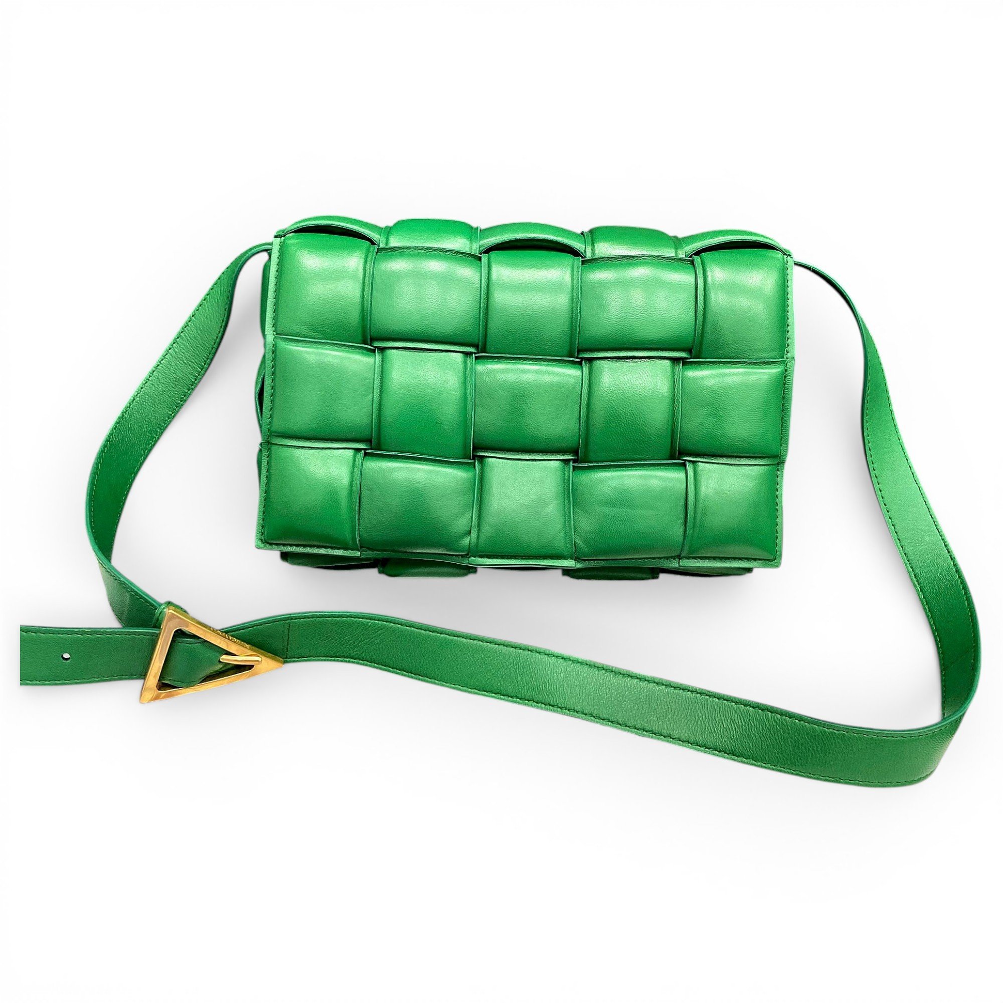 Cassette Padded leather handbag