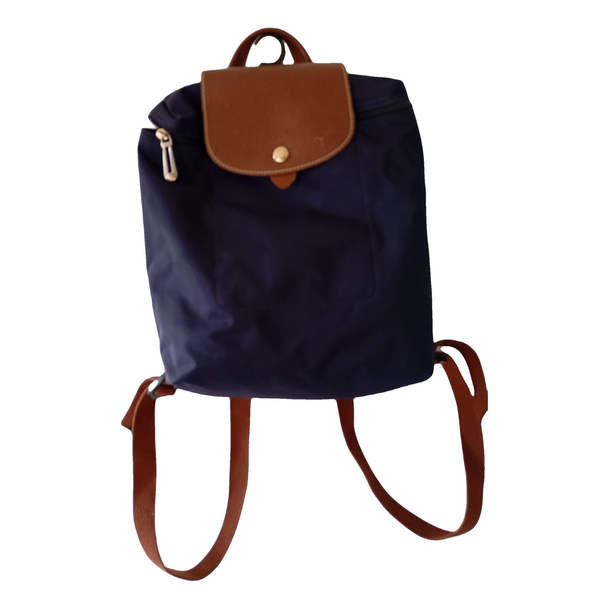 Pliage leather backpack