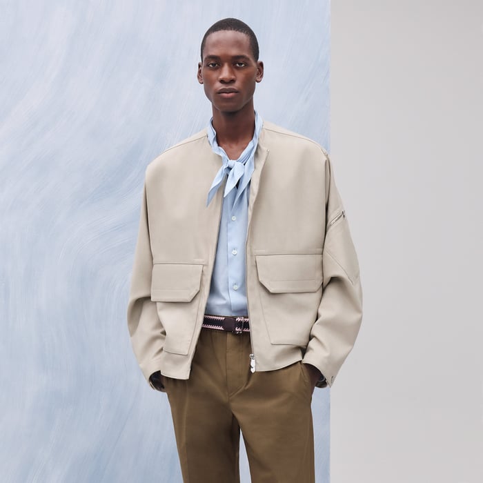 Corde Zipped Straight Cut Jacket