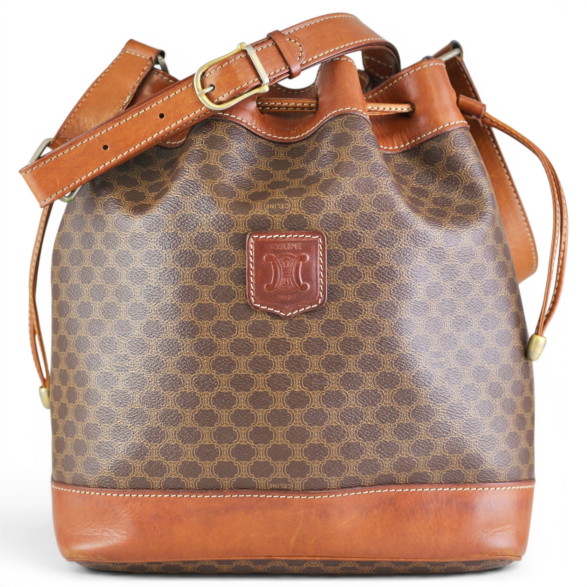 SAC SEAU leather handbag
