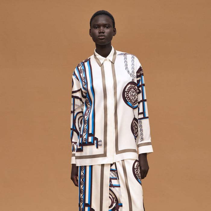 Blanc Céramique "l'Enseigne Du Sellier" Shirt