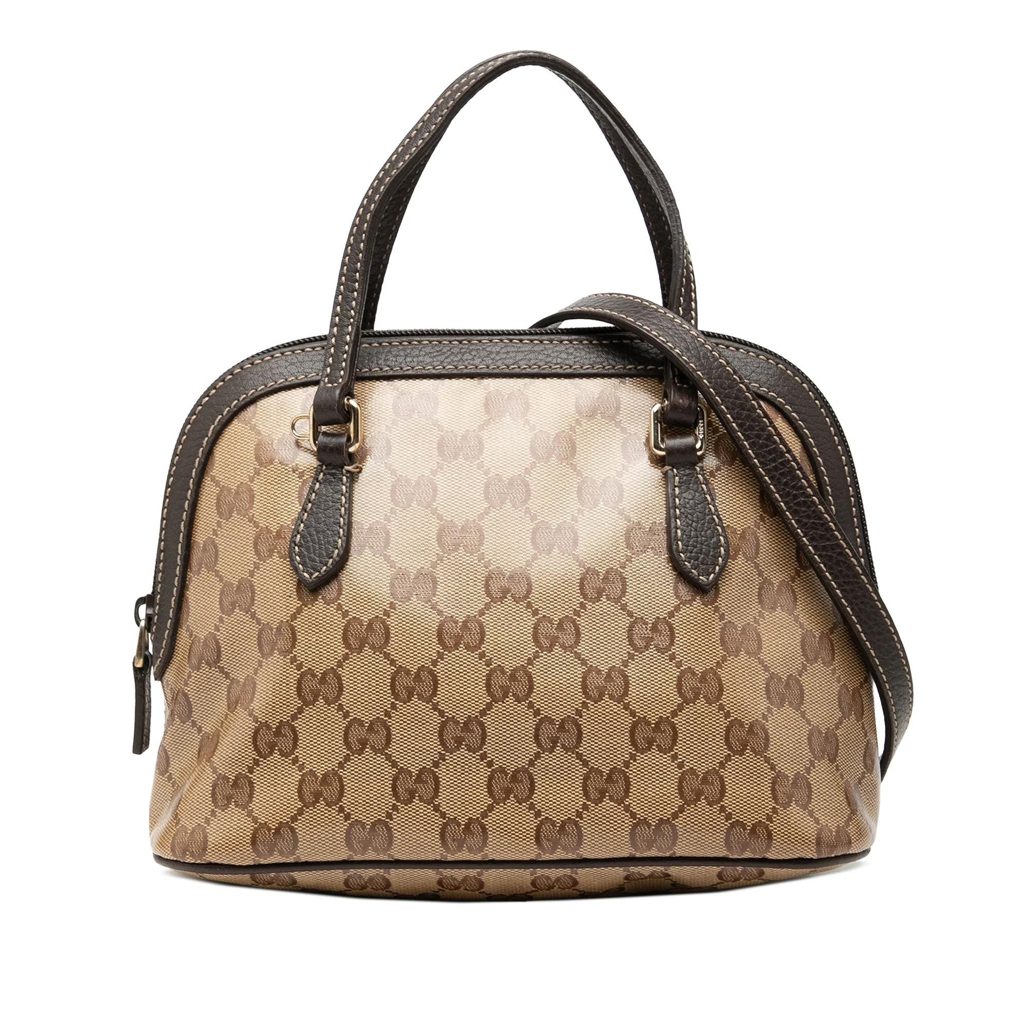 Dôme leather satchel